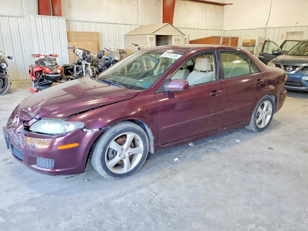 2007 Mazda 6 I Purple vin: 1YVHP80C775M39176