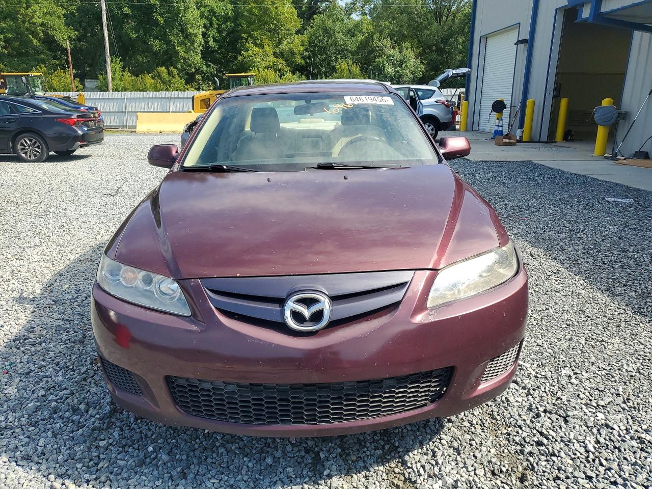 2008 Mazda 6 I Бордовый vin: 1YVHP80C785M32830