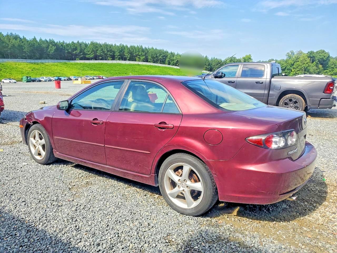 2008 Mazda 6 I Бордовый vin: 1YVHP80C785M32830