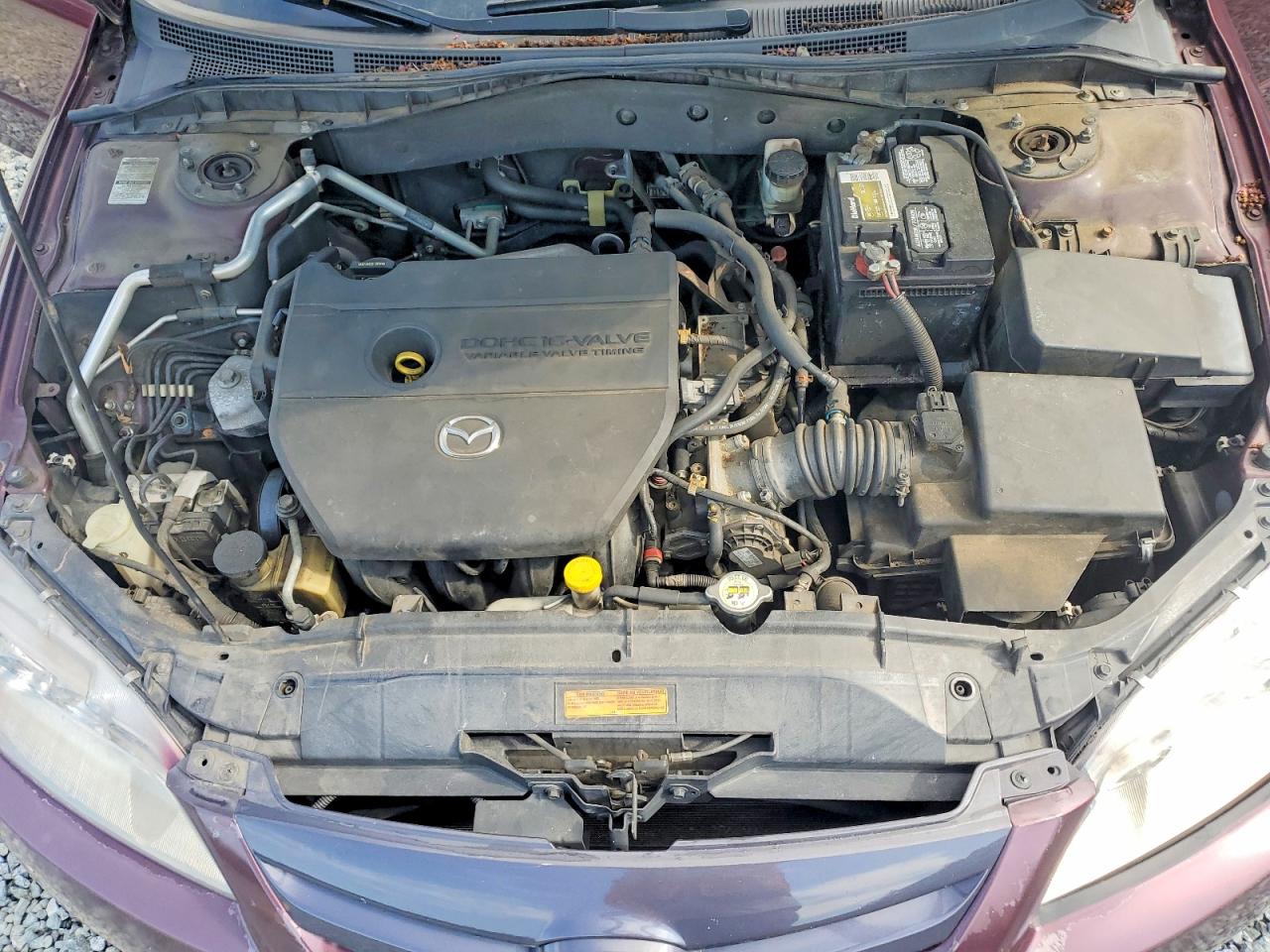 2008 Mazda 6 I Бордовый vin: 1YVHP80C785M32830