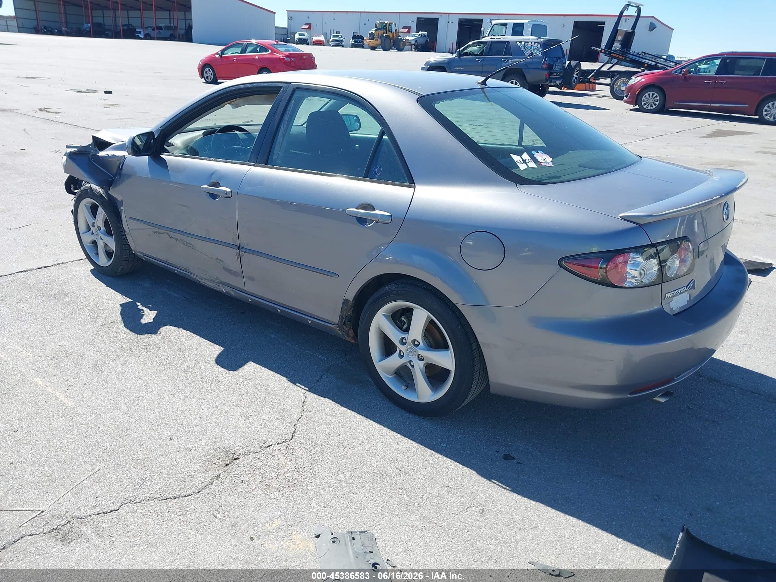 2008 Mazda Mazda6 I Sport Ve Silver vin: 1YVHP80C785M34934