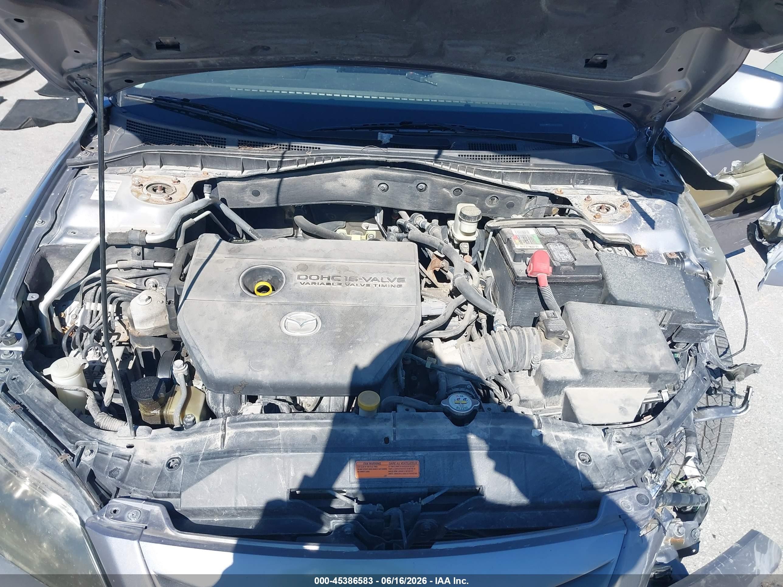 2008 Mazda Mazda6 I Sport Ve Silver vin: 1YVHP80C785M34934