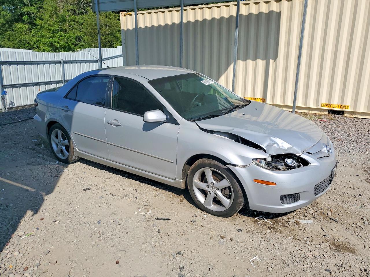 2008 Mazda 6 I Silver vin: 1YVHP80C785M38739
