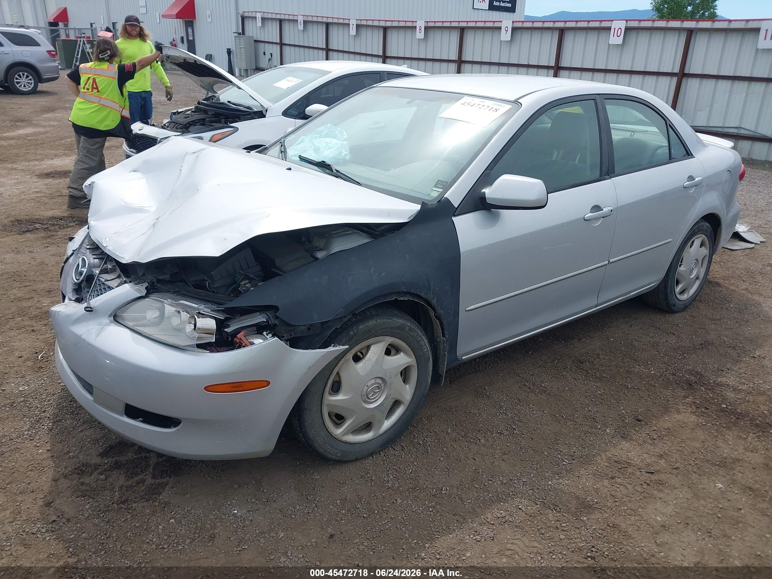 2003 Mazda Mazda6 I Silver vin: 1YVHP80C835M28360