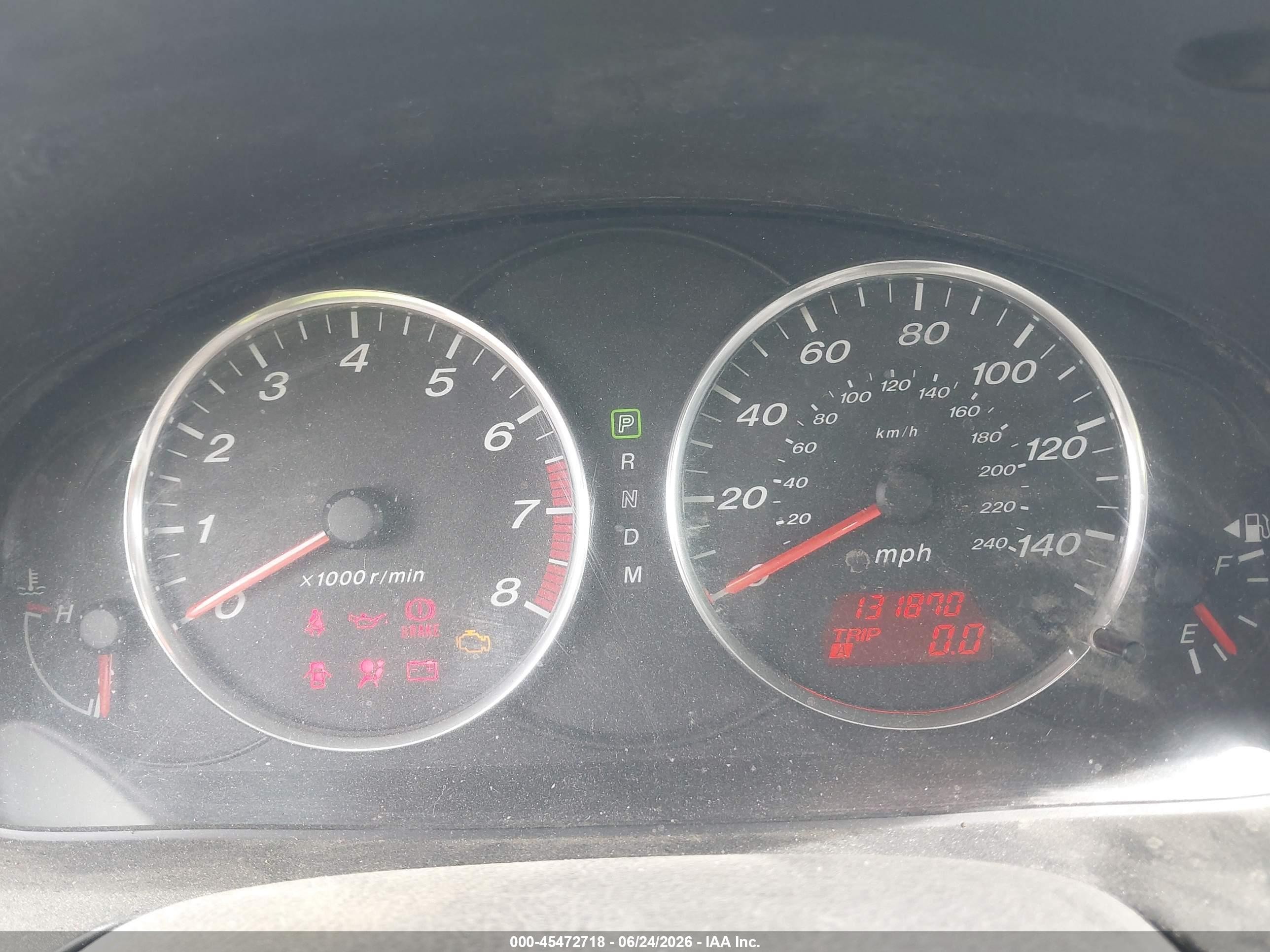 2003 Mazda Mazda6 I Silver vin: 1YVHP80C835M28360