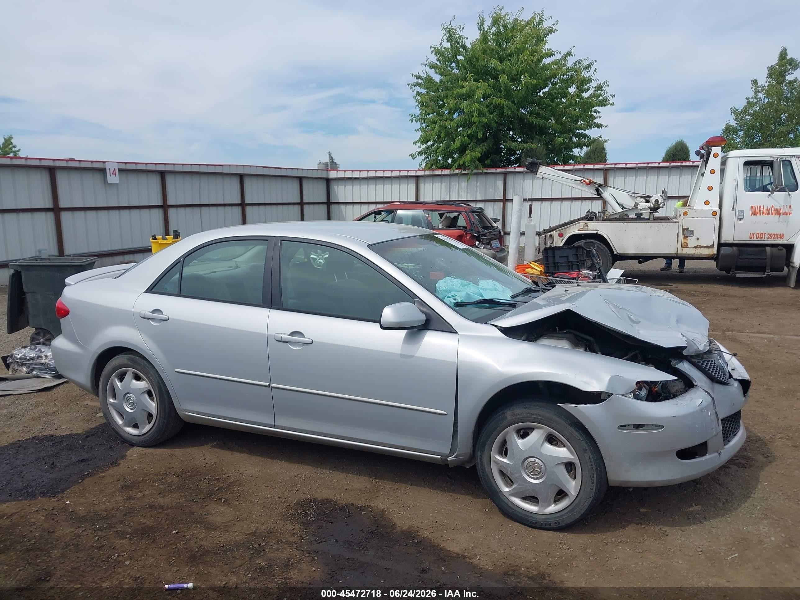 2003 Mazda Mazda6 I Silver vin: 1YVHP80C835M28360