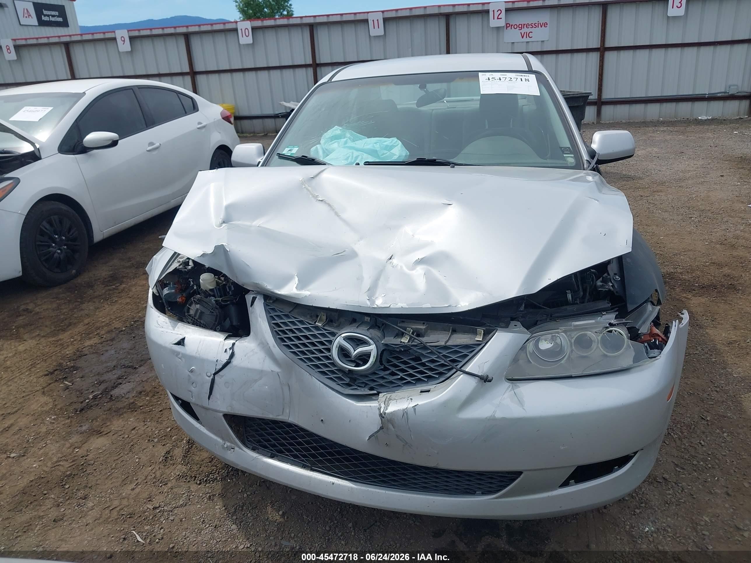 2003 Mazda Mazda6 I Silver vin: 1YVHP80C835M28360