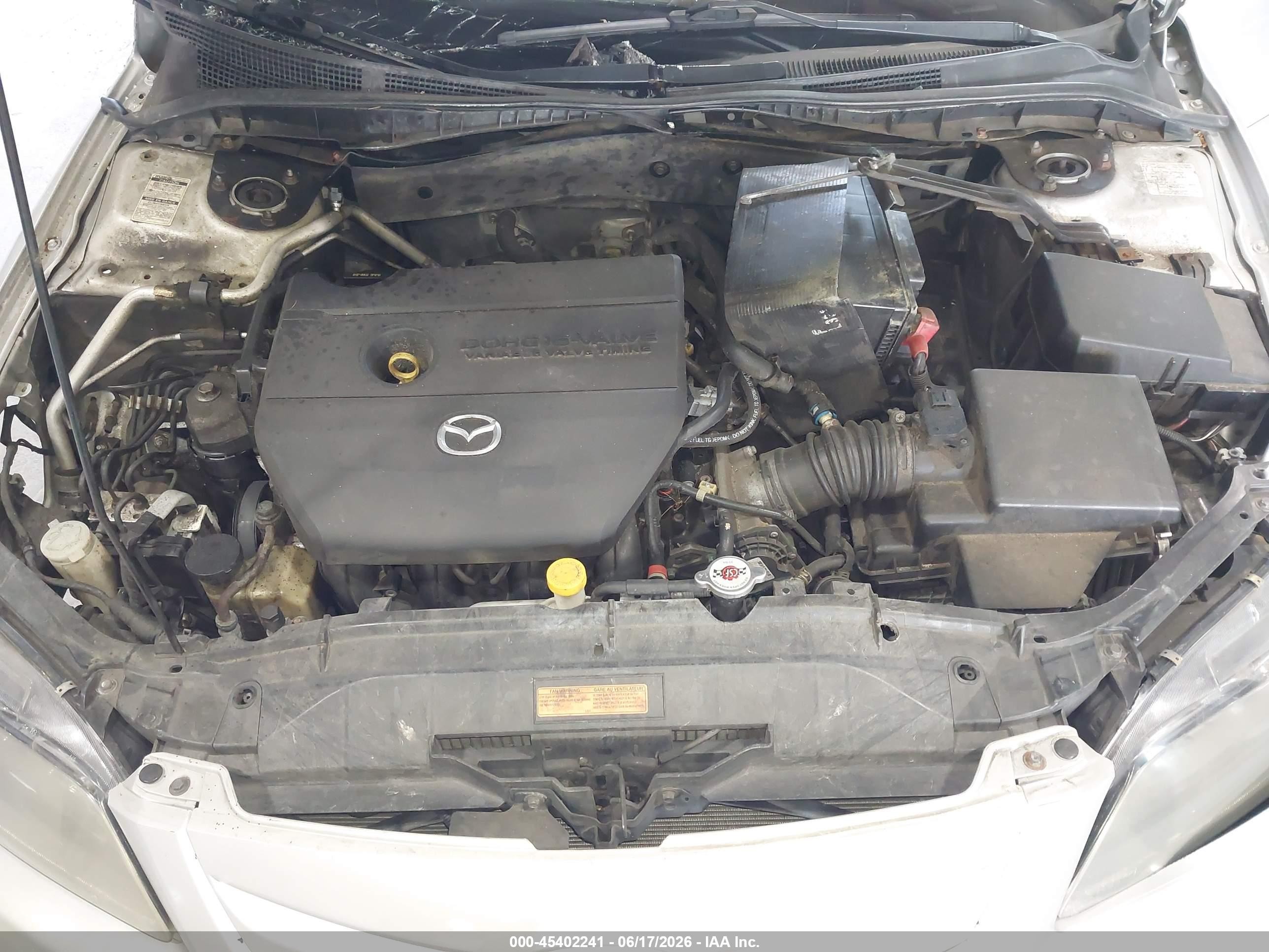2007 Mazda Mazda6 I Sport Ve Silver vin: 1YVHP80C875M30244