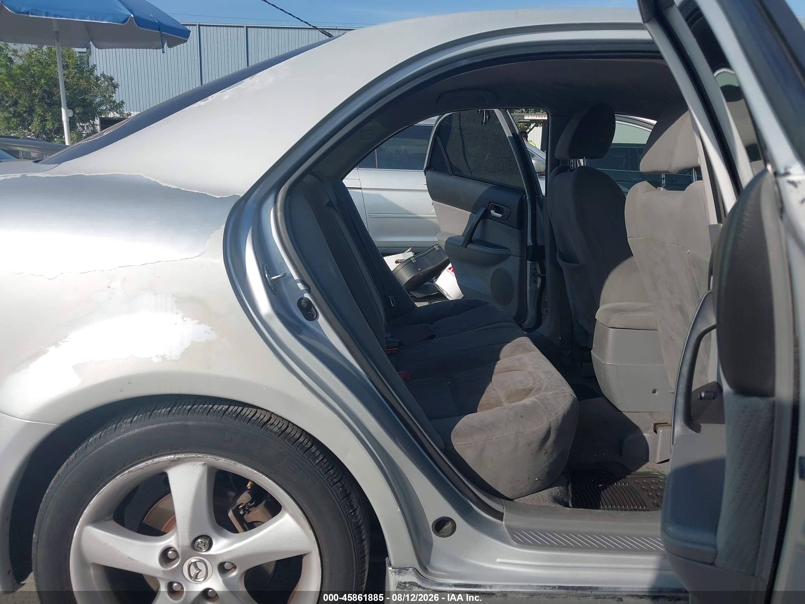 2007 Mazda Mazda6 I Sport Ve Gray vin: 1YVHP80C875M53829