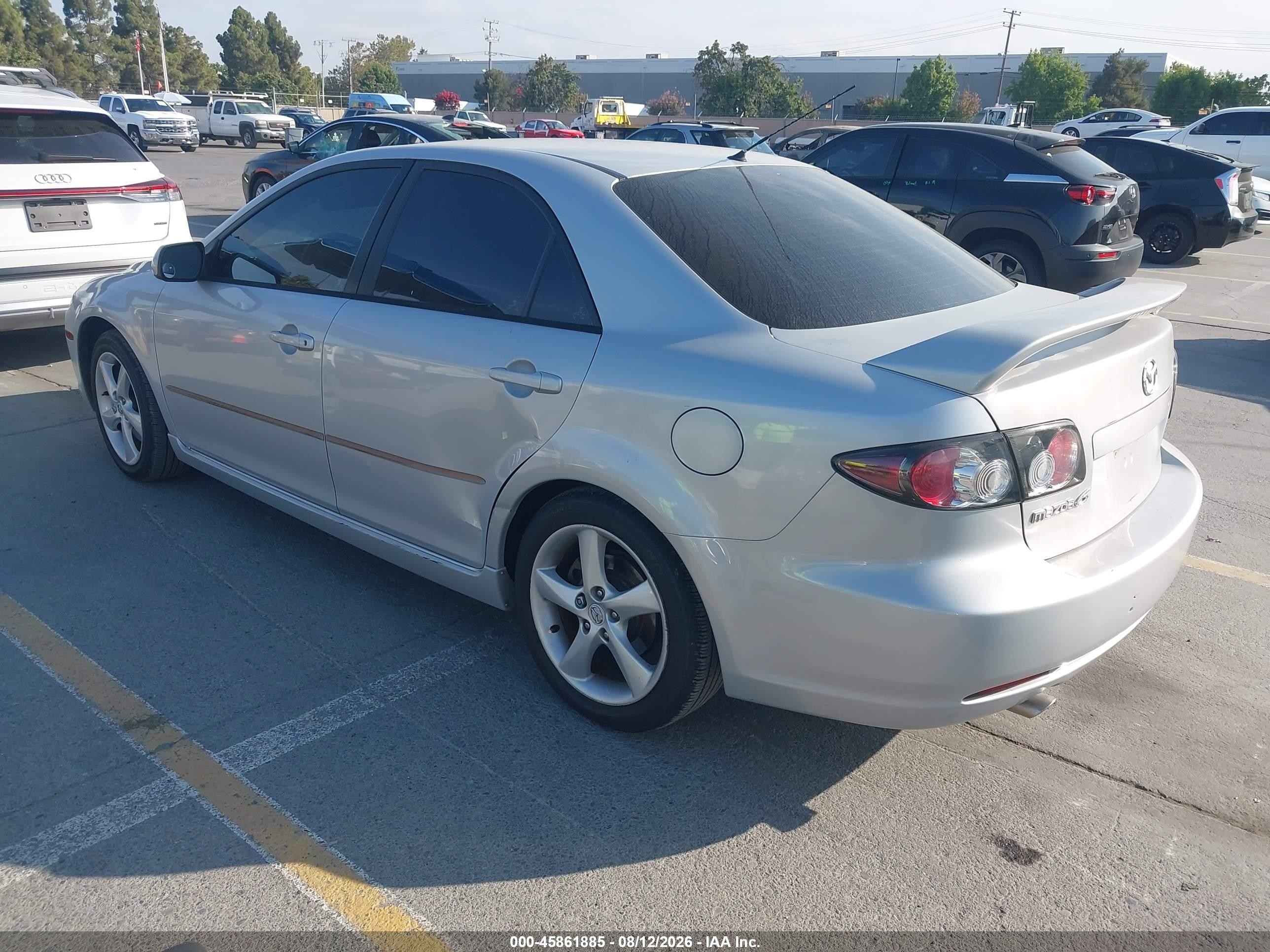 2007 Mazda Mazda6 I Sport Ve Gray vin: 1YVHP80C875M53829