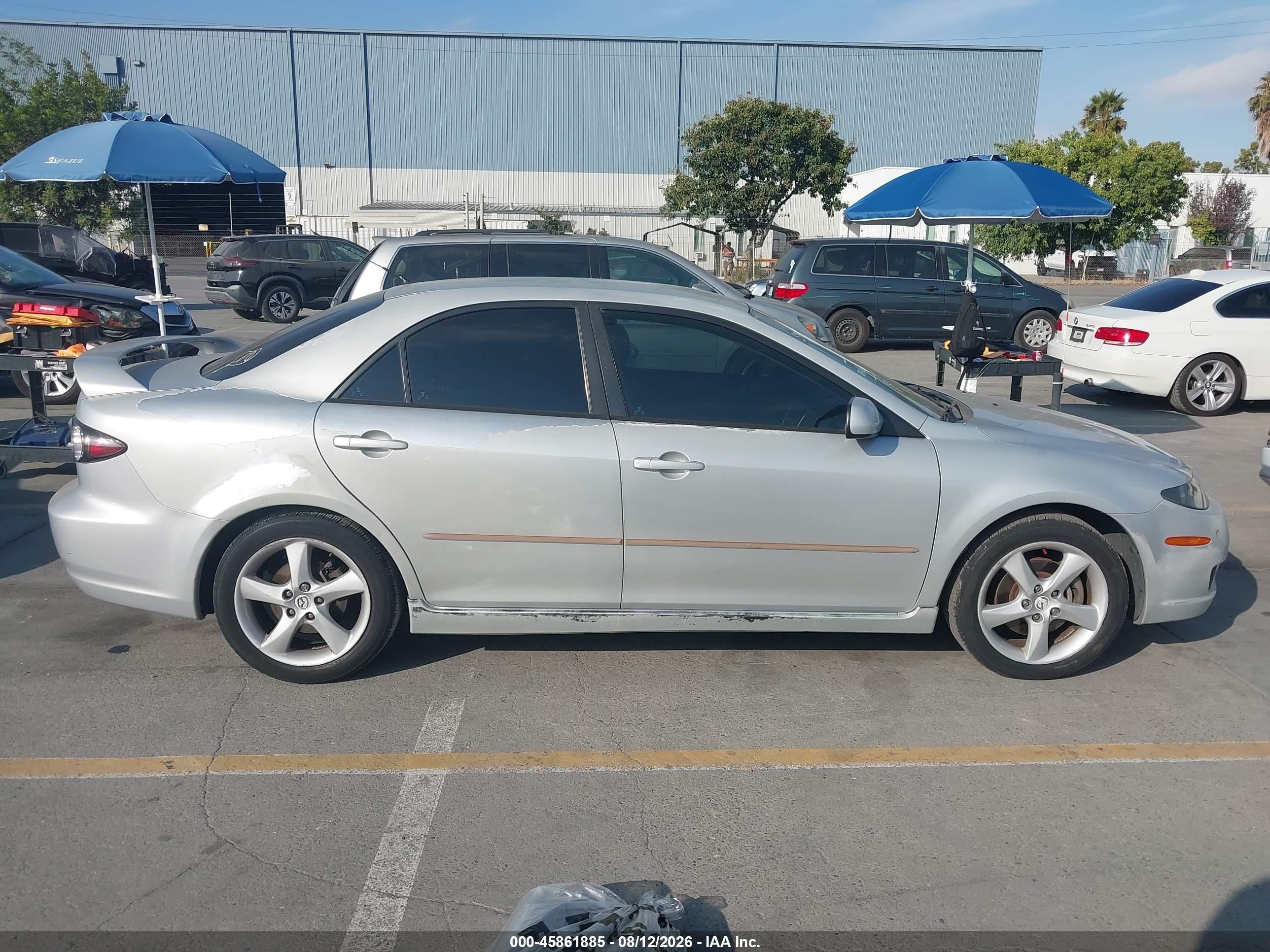2007 Mazda Mazda6 I Sport Ve Gray vin: 1YVHP80C875M53829