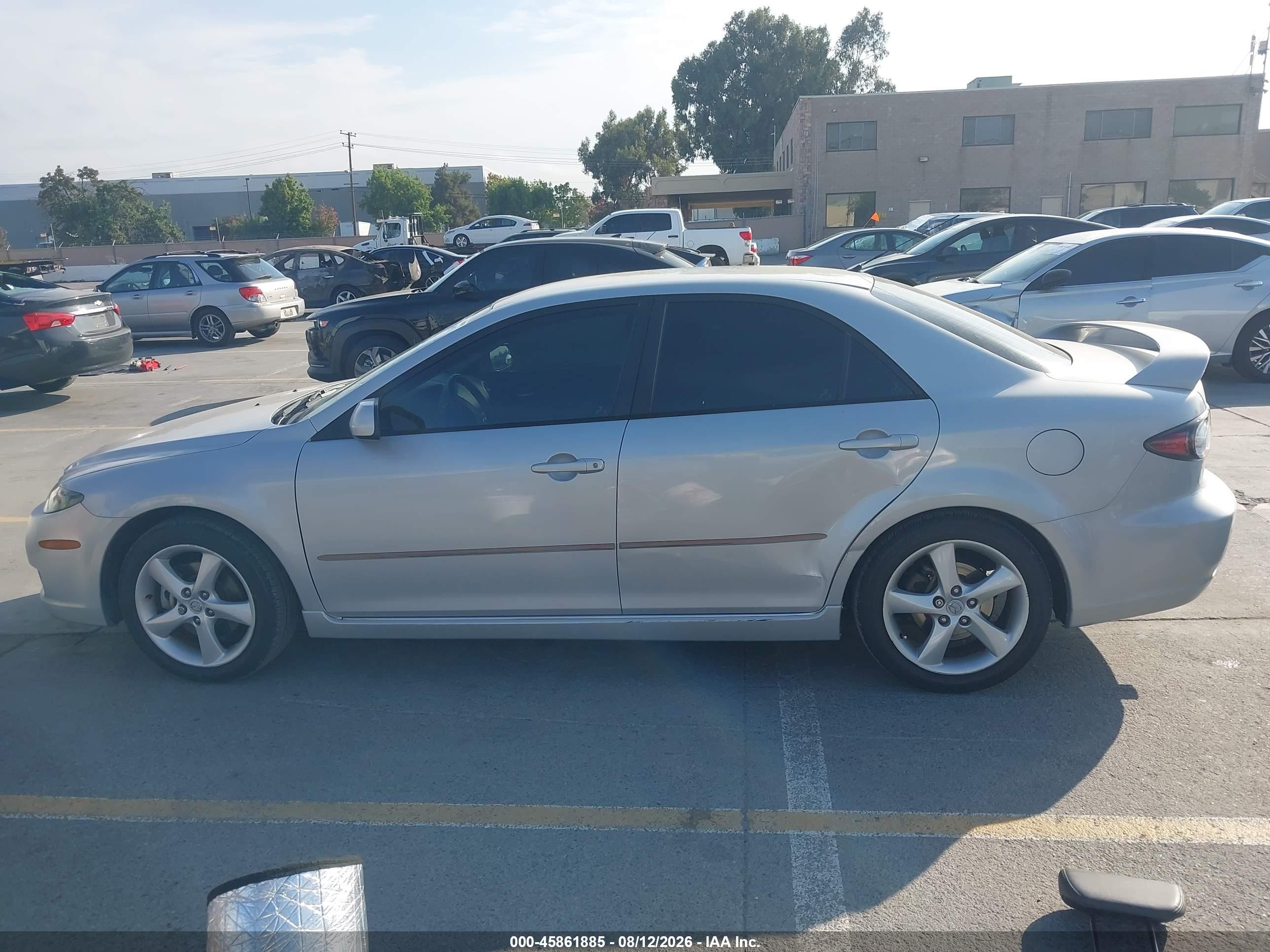2007 Mazda Mazda6 I Sport Ve Gray vin: 1YVHP80C875M53829