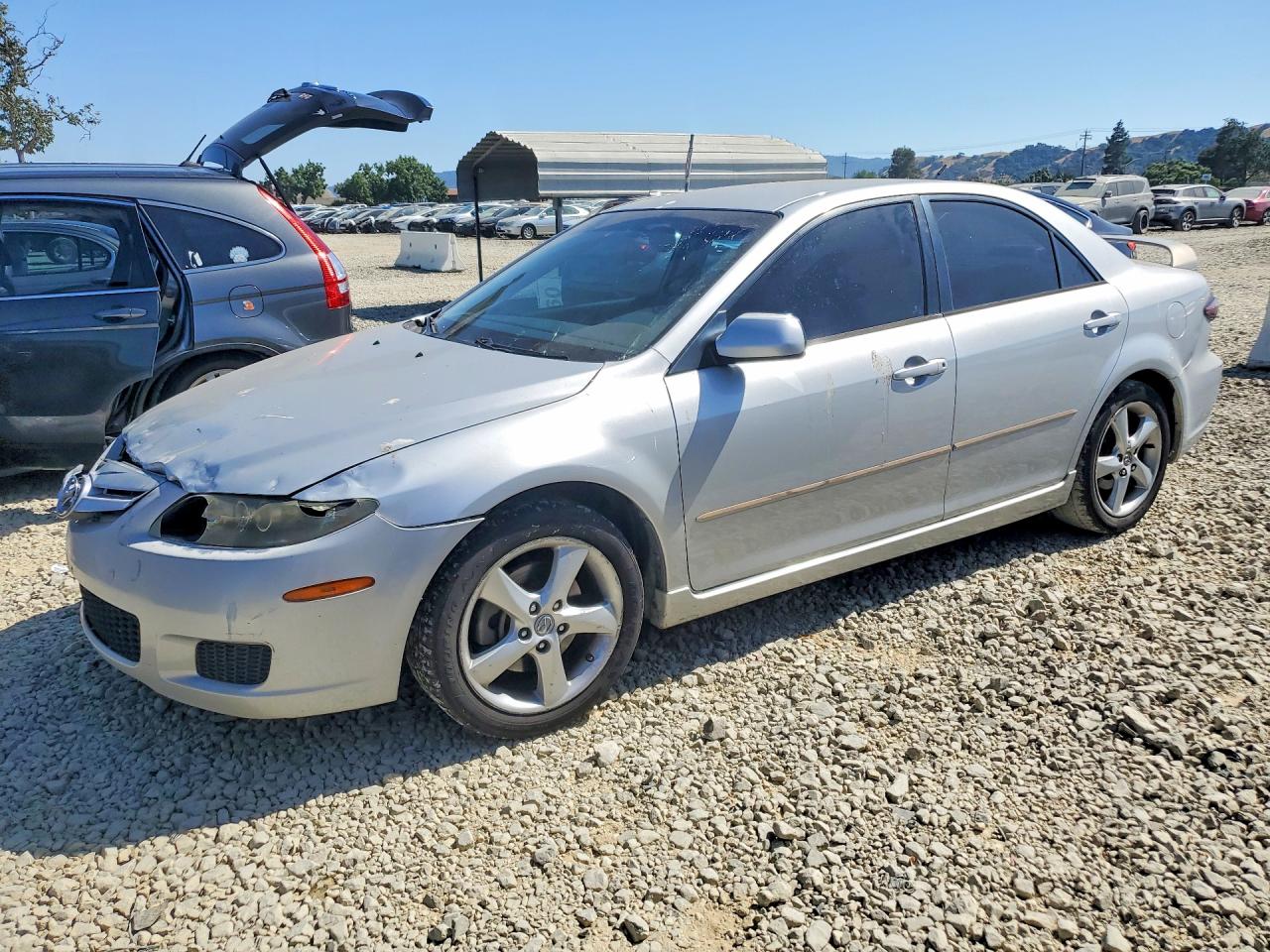 2008 Mazda 6 I Silver vin: 1YVHP80C885M32951