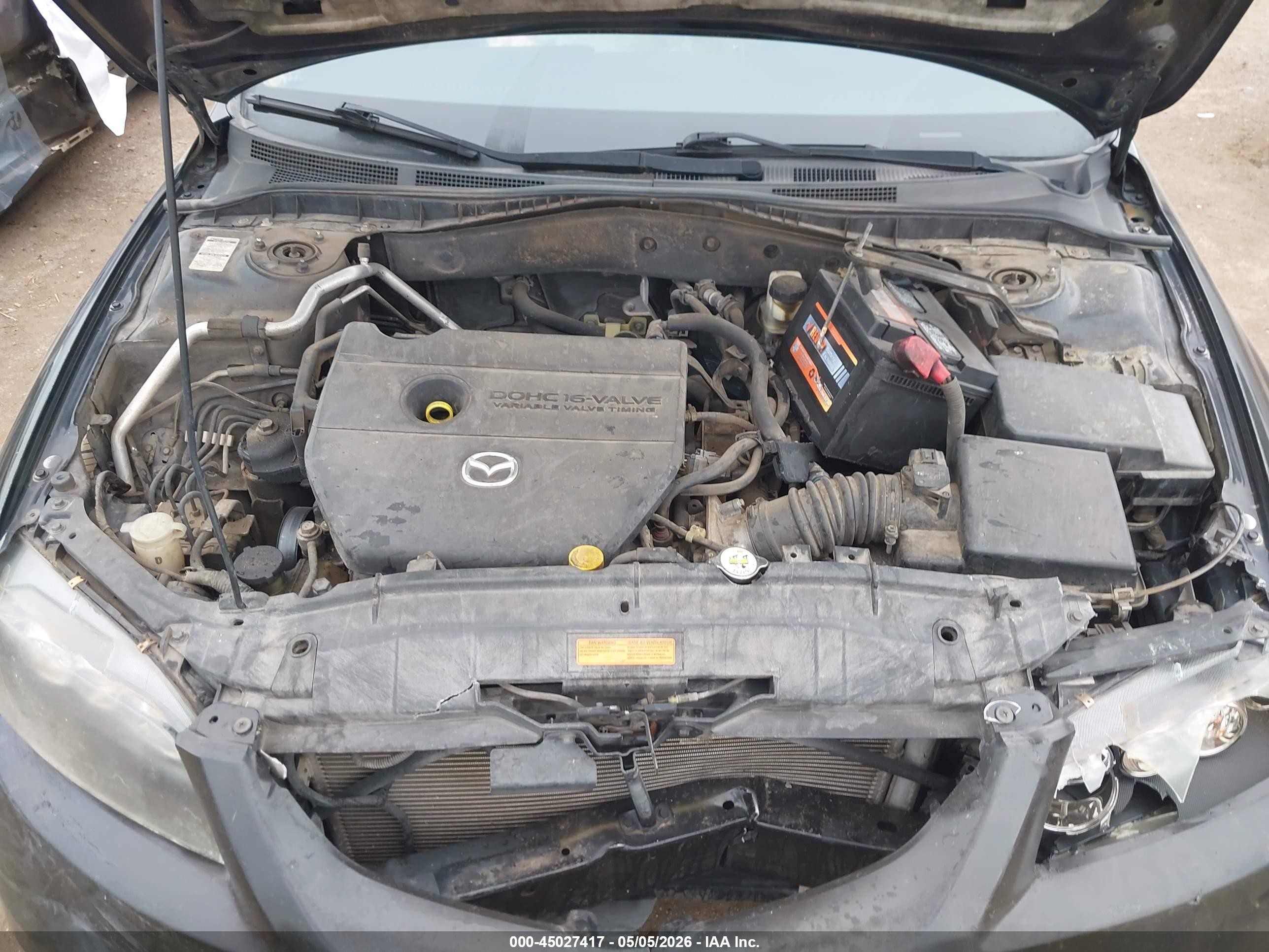 2008 Mazda Mazda6 I Sport Ve Черный vin: 1YVHP80C885M37082