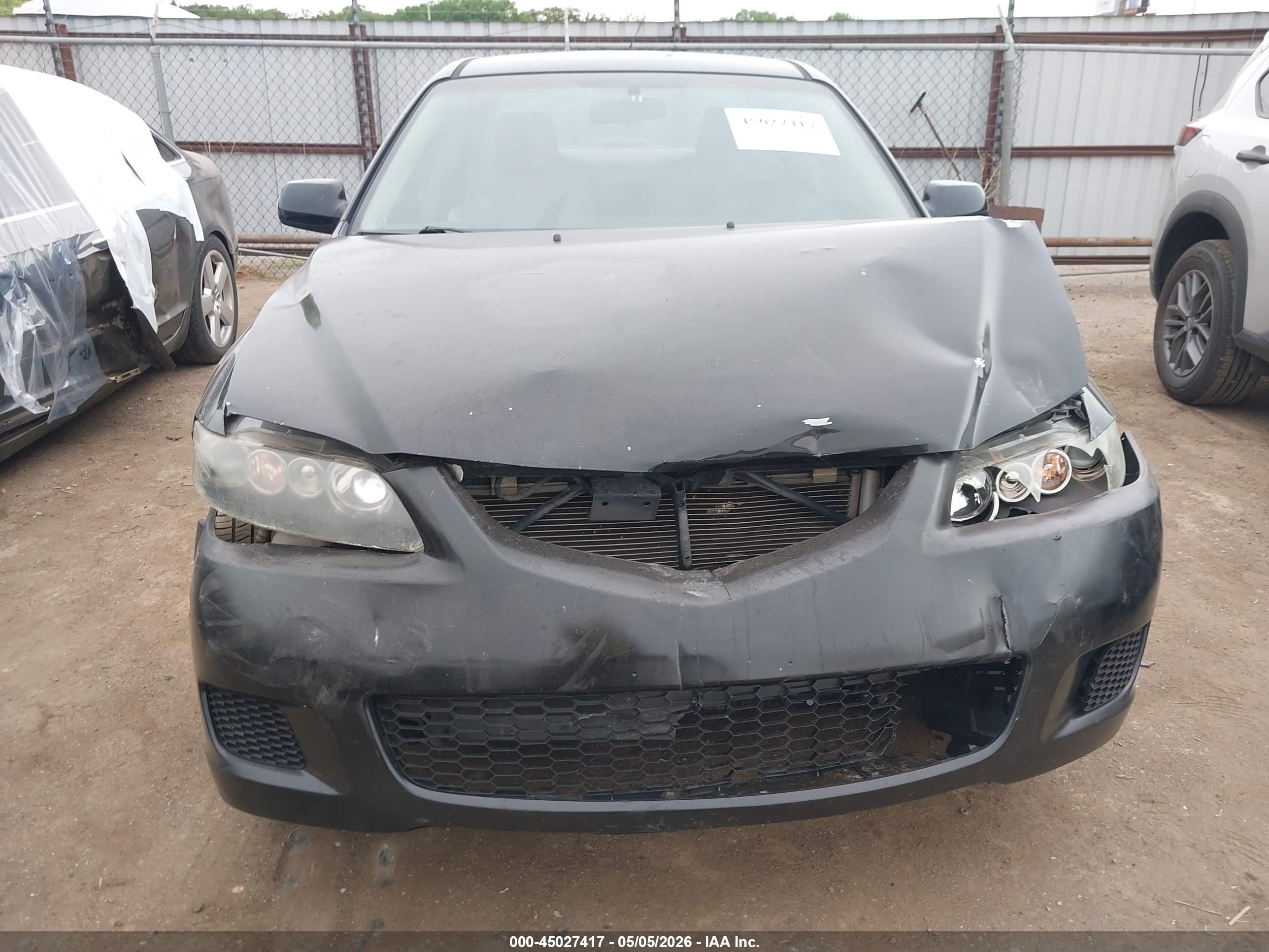 2008 Mazda Mazda6 I Sport Ve Черный vin: 1YVHP80C885M37082