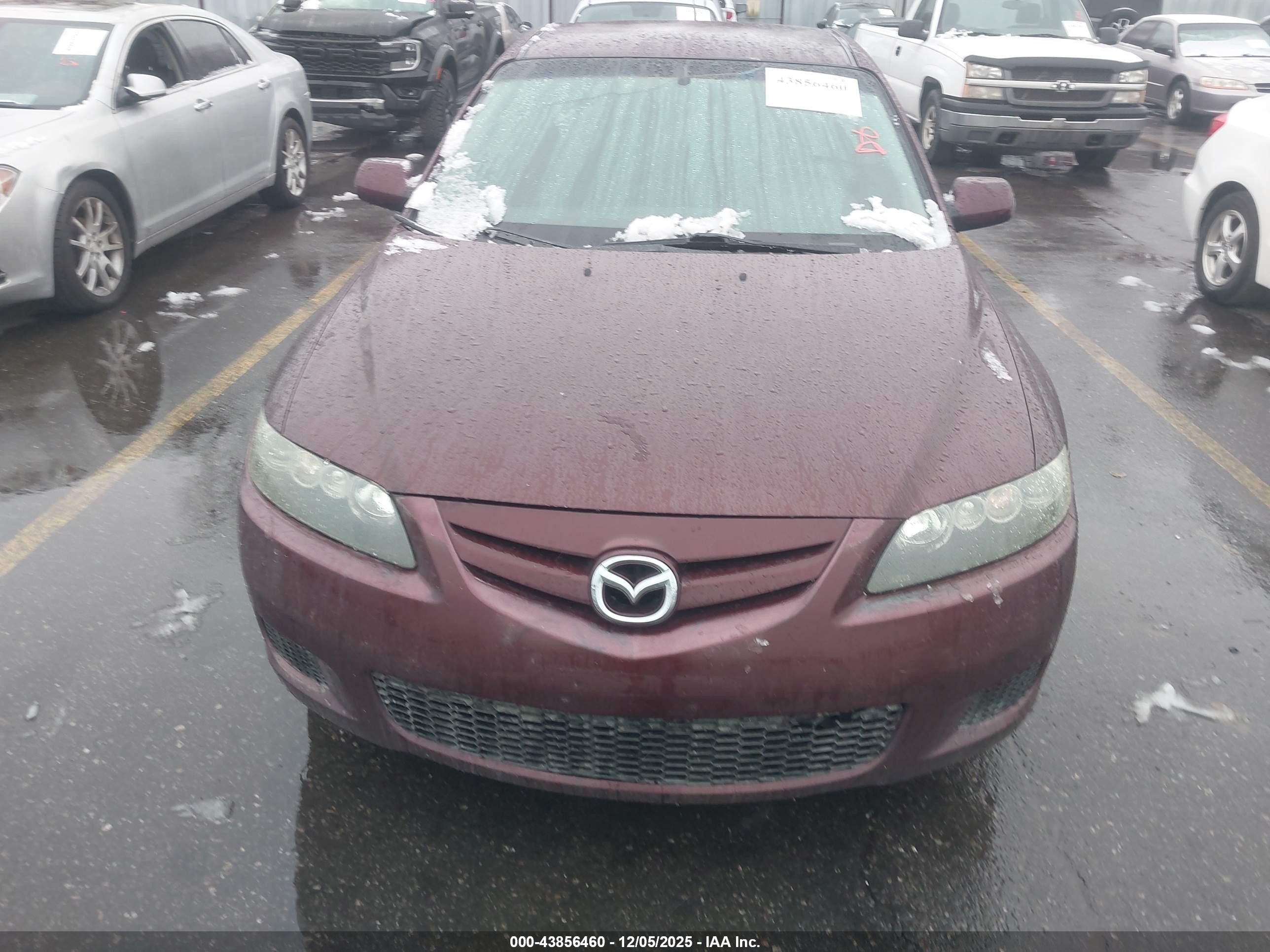 2008 Mazda Mazda6 I Sport Ve Красный vin: 1YVHP80C885M42105