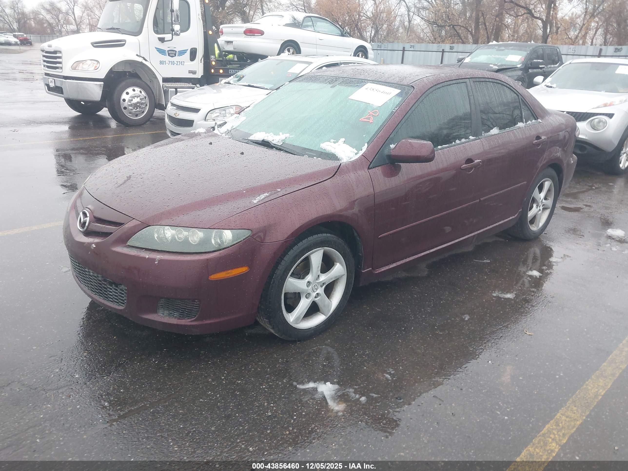 2008 Mazda Mazda6 I Sport Ve Красный vin: 1YVHP80C885M42105