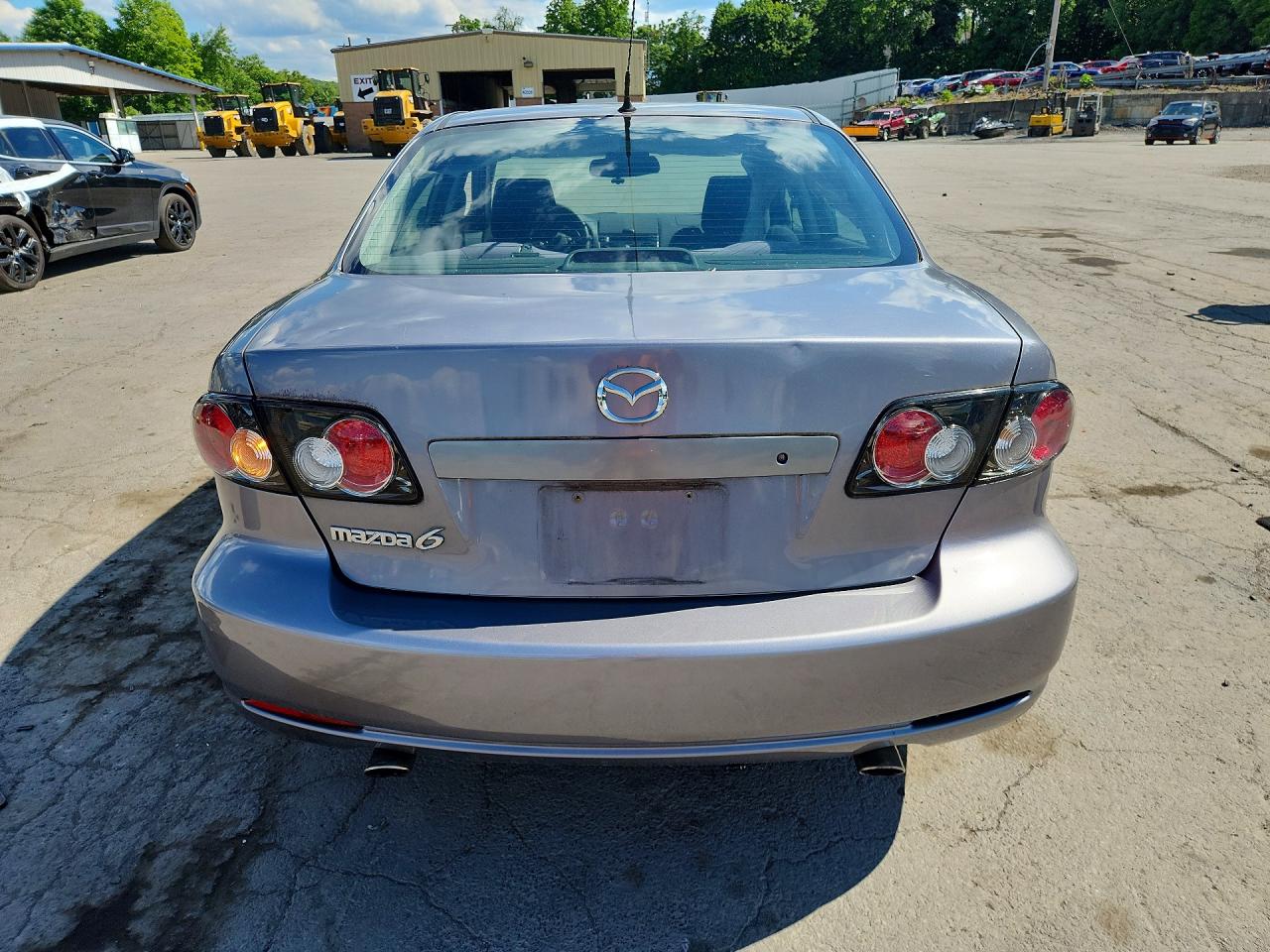 2008 Mazda 6 I Gray vin: 1YVHP80C885M44095