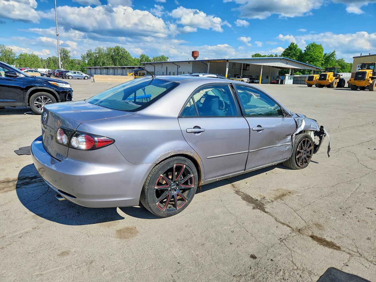 2008 Mazda 6 I Gray vin: 1YVHP80C885M44095