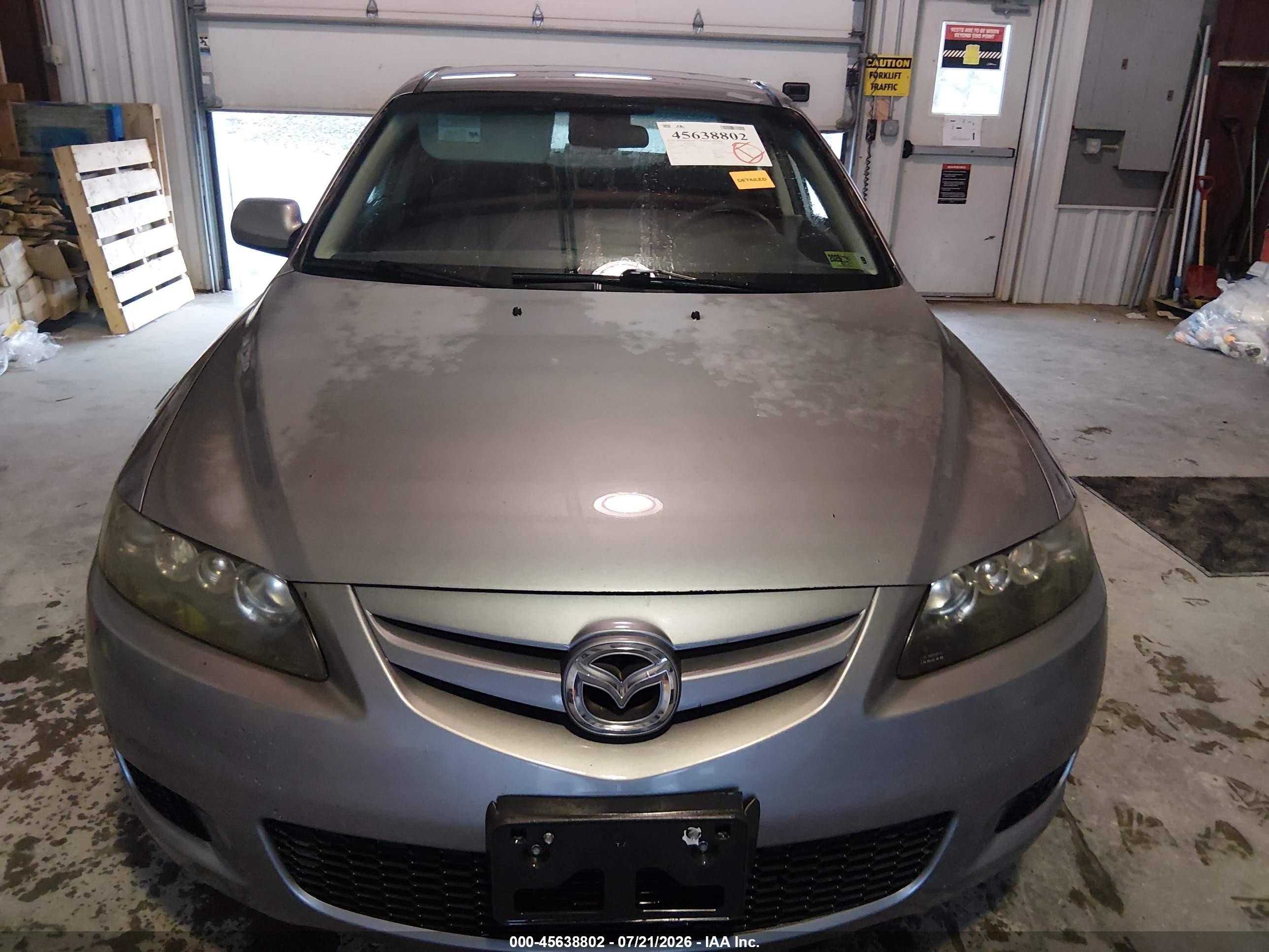 2007 Mazda Mazda6 I Sport Ve Silver vin: 1YVHP80C975M25098