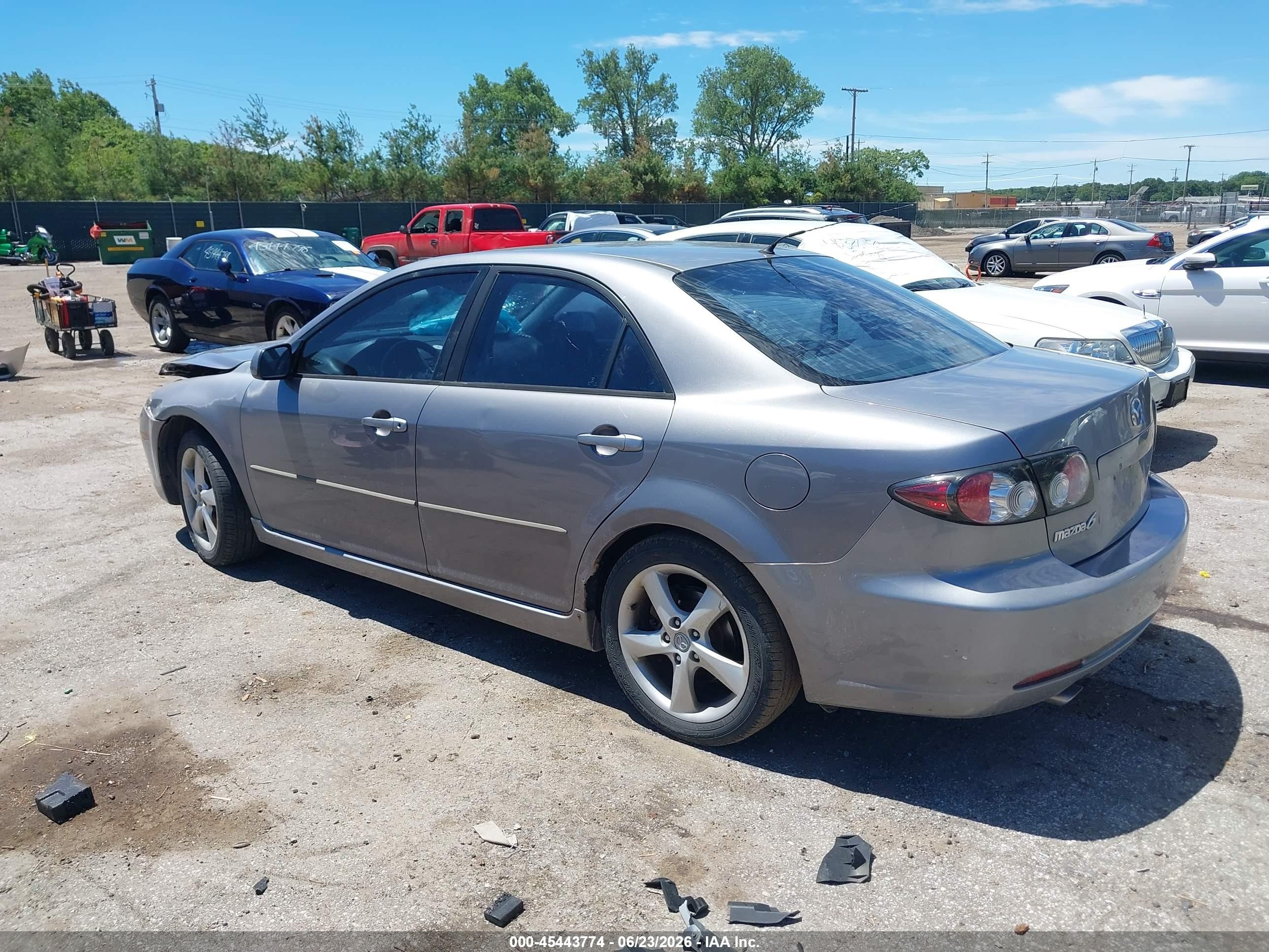 2007 Mazda Mazda6 I Sport Ve Silver vin: 1YVHP80C975M38451