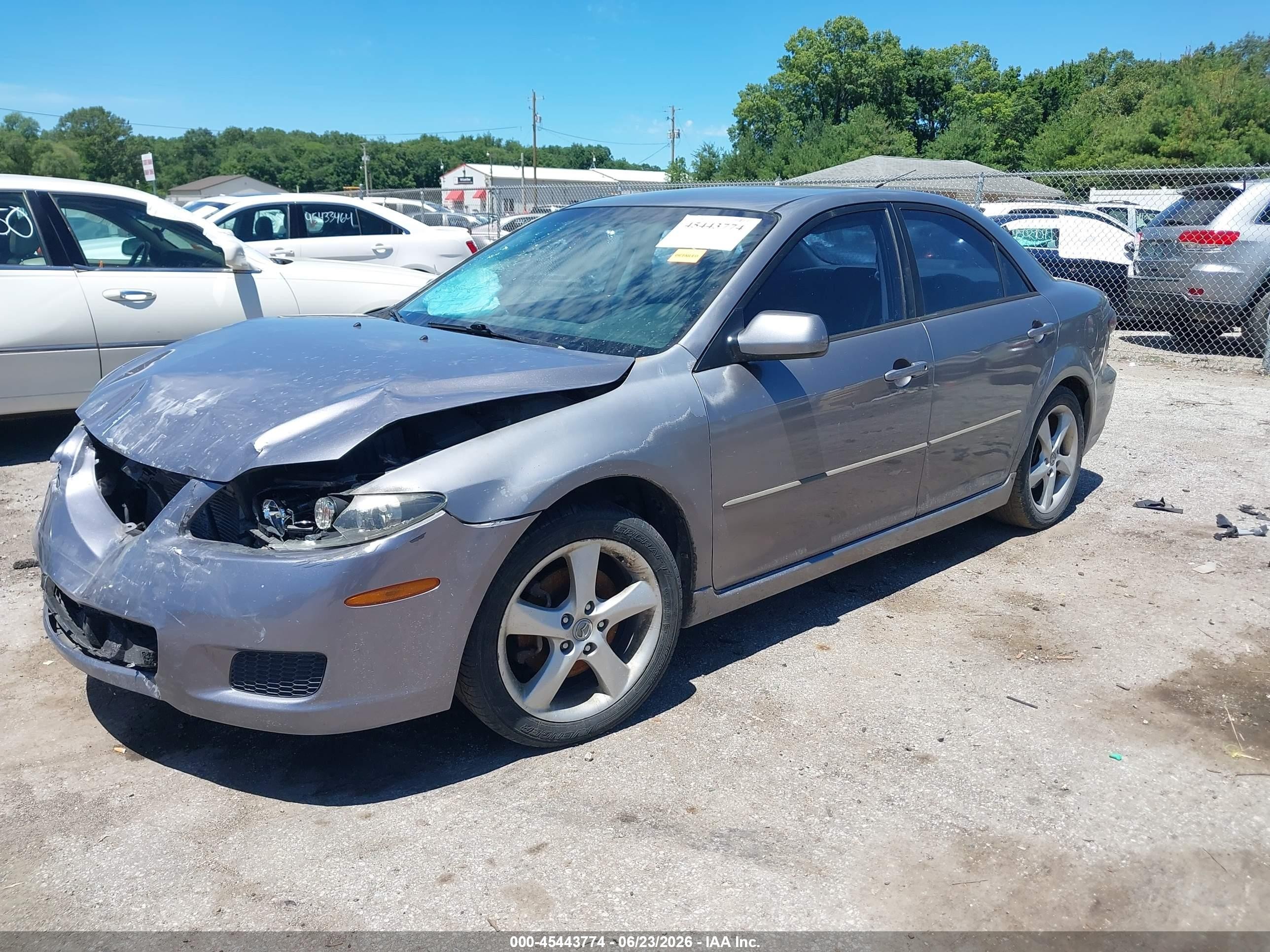 2007 Mazda Mazda6 I Sport Ve Silver vin: 1YVHP80C975M38451