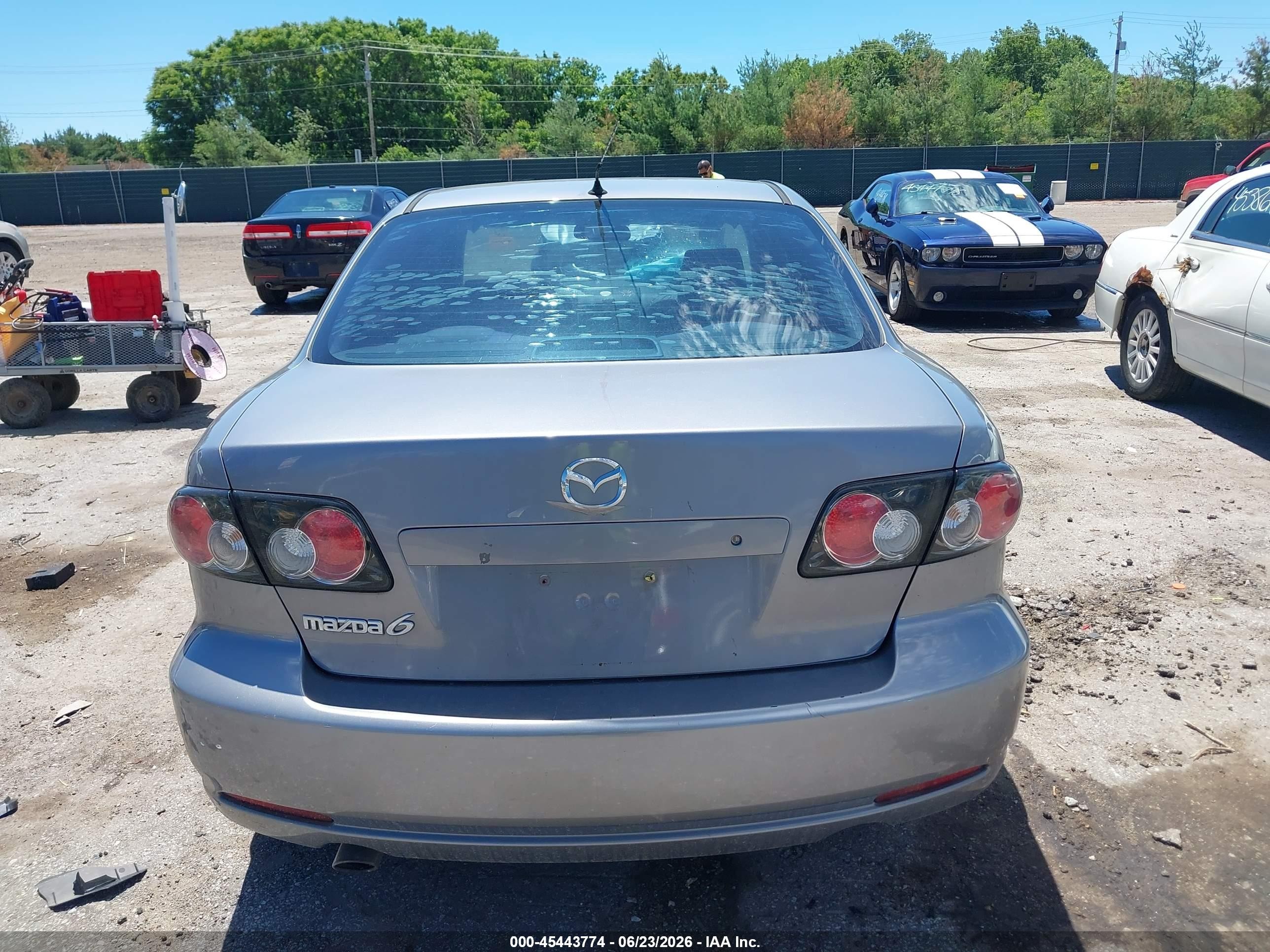 2007 Mazda Mazda6 I Sport Ve Silver vin: 1YVHP80C975M38451