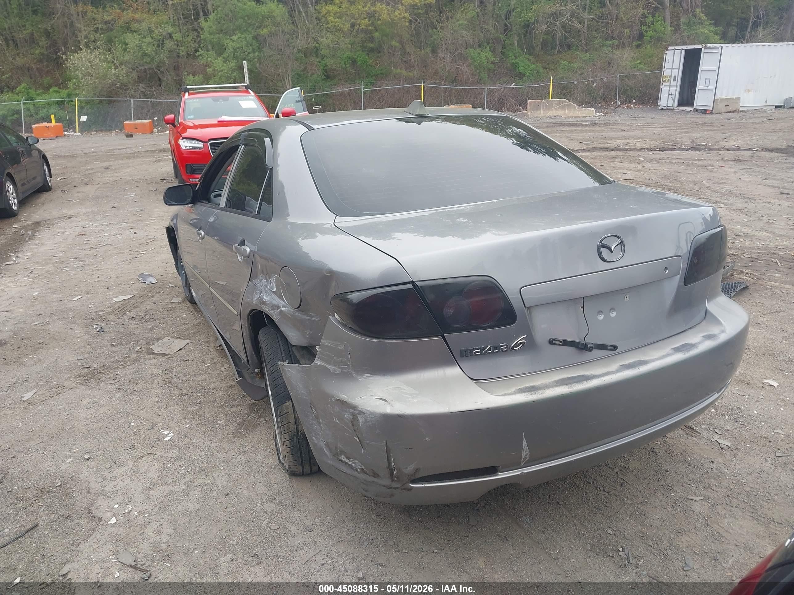 2007 Mazda Mazda6 I Sport Ve Gray vin: 1YVHP80C975M61535