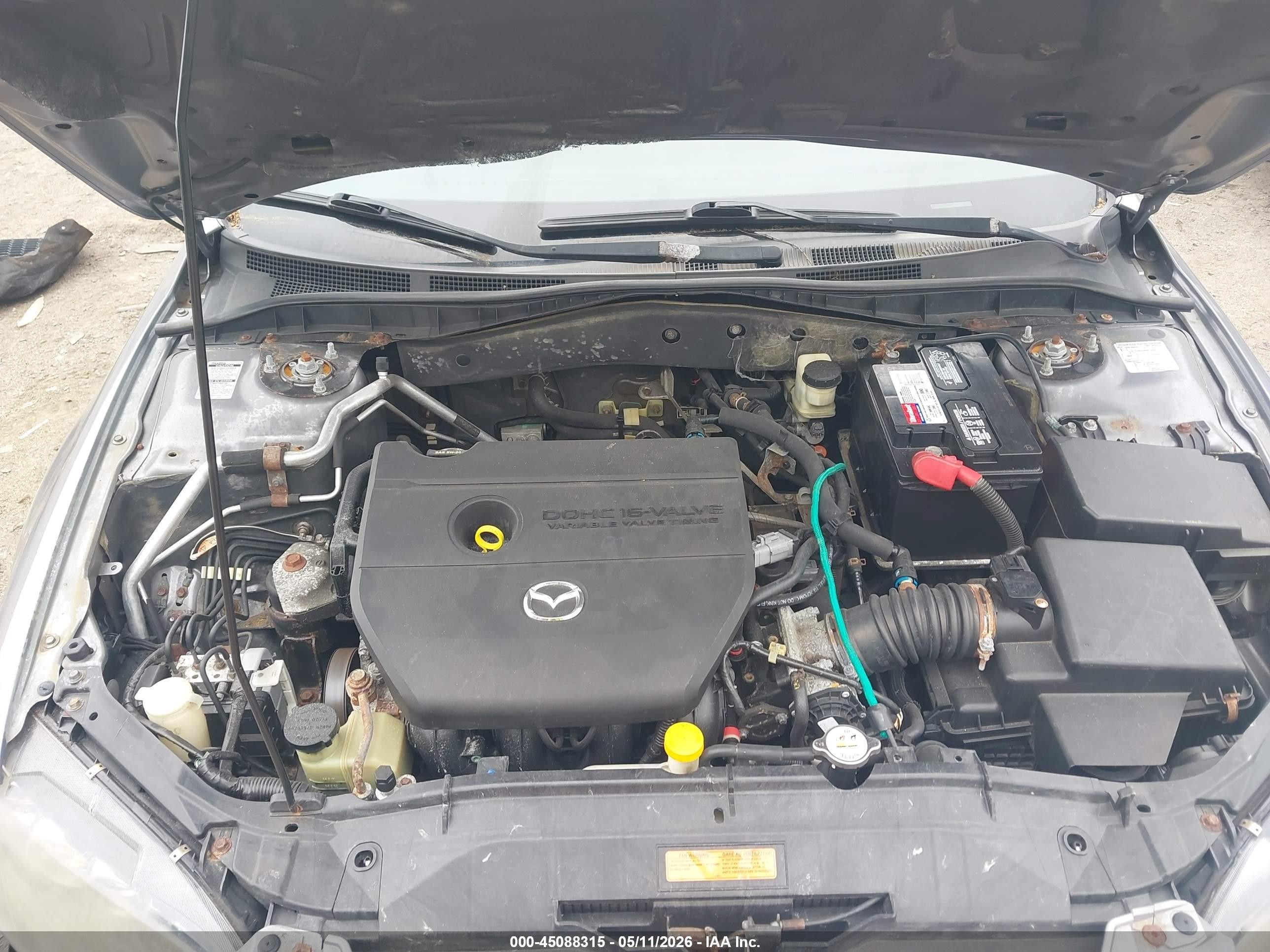 2007 Mazda Mazda6 I Sport Ve Gray vin: 1YVHP80C975M61535