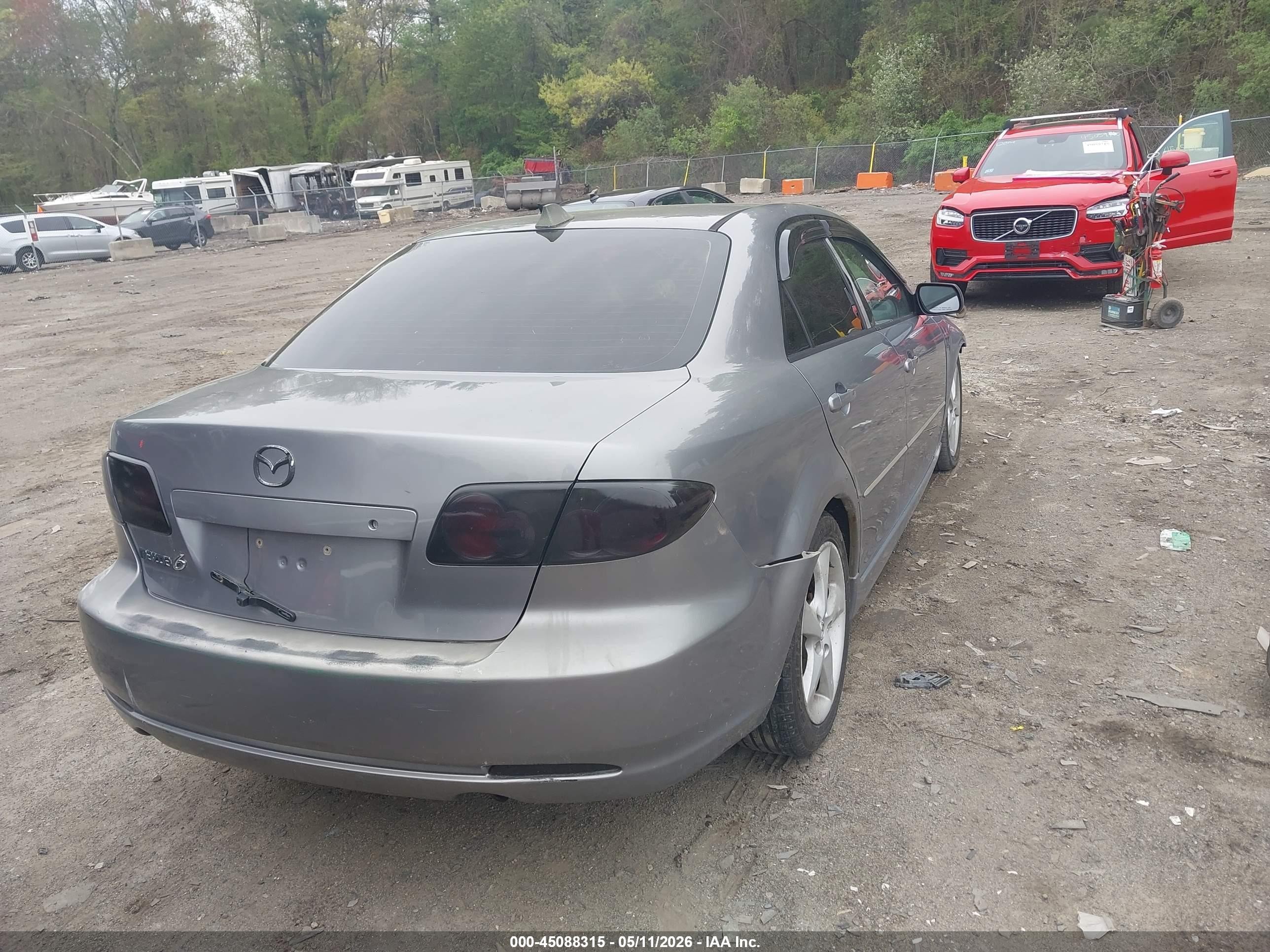 2007 Mazda Mazda6 I Sport Ve Gray vin: 1YVHP80C975M61535