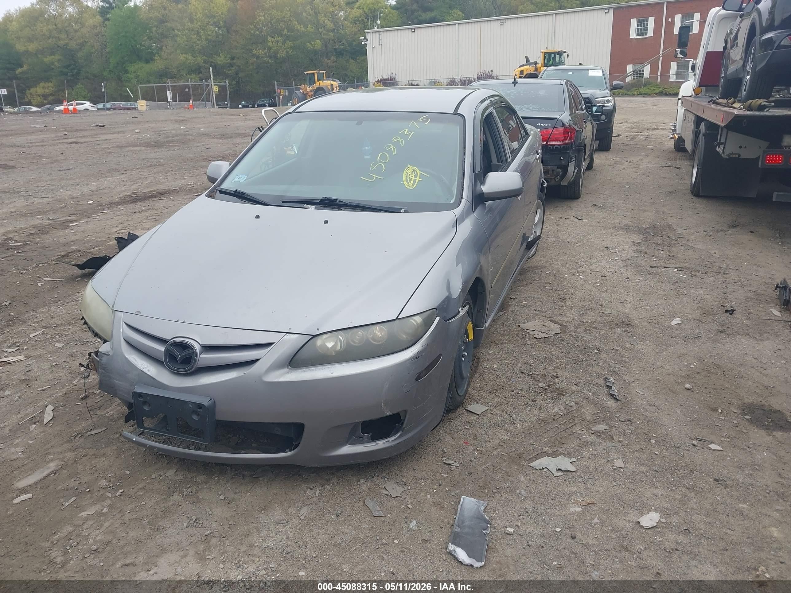 2007 Mazda Mazda6 I Sport Ve Gray vin: 1YVHP80C975M61535