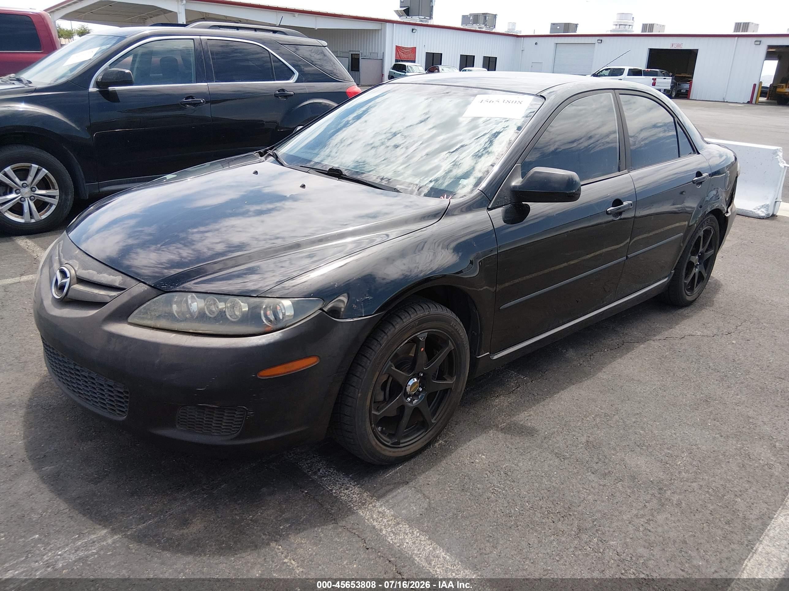 2008 Mazda Mazda6 I Sport Ve Black vin: 1YVHP80C985M38533