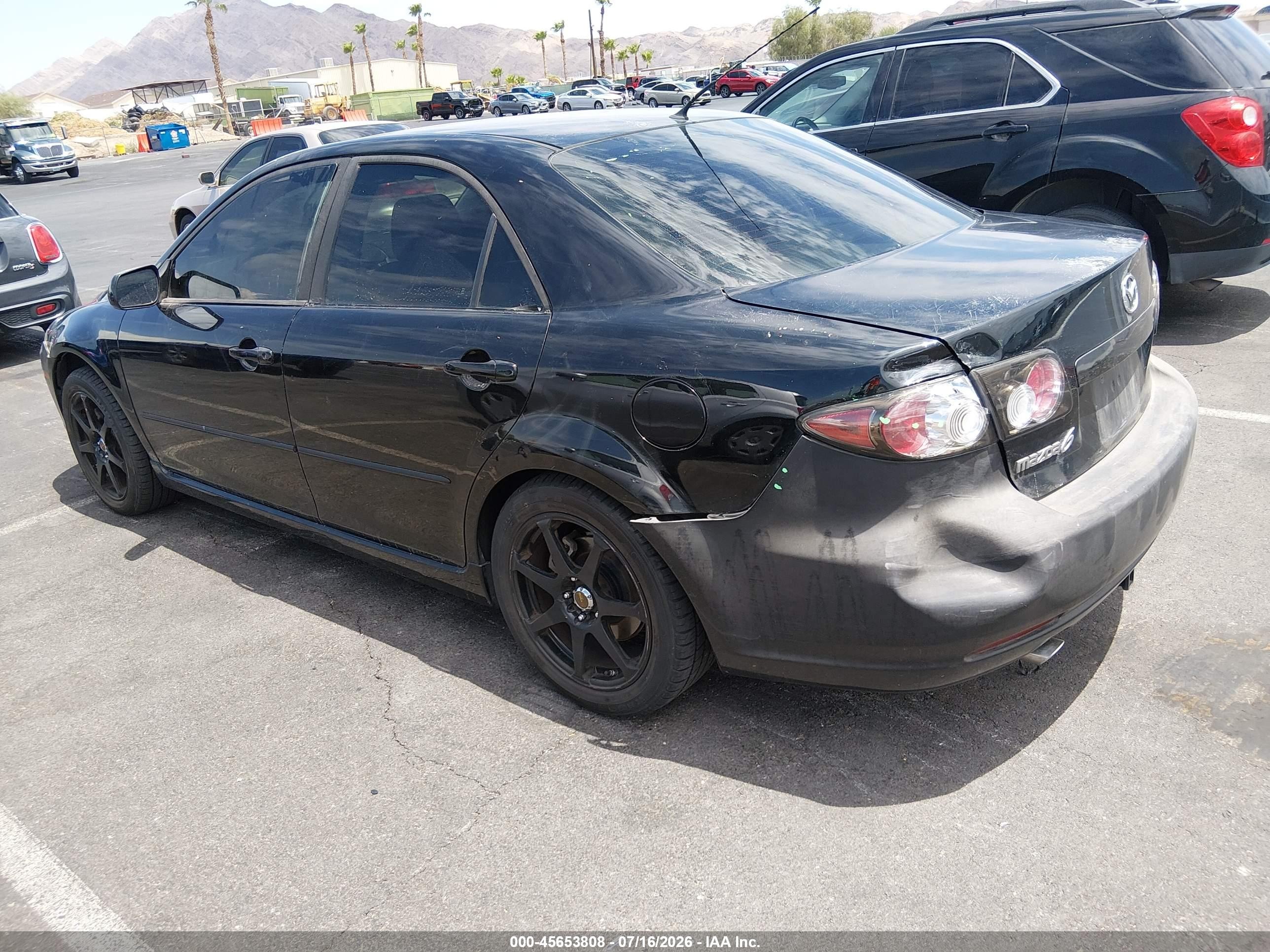 2008 Mazda Mazda6 I Sport Ve Black vin: 1YVHP80C985M38533
