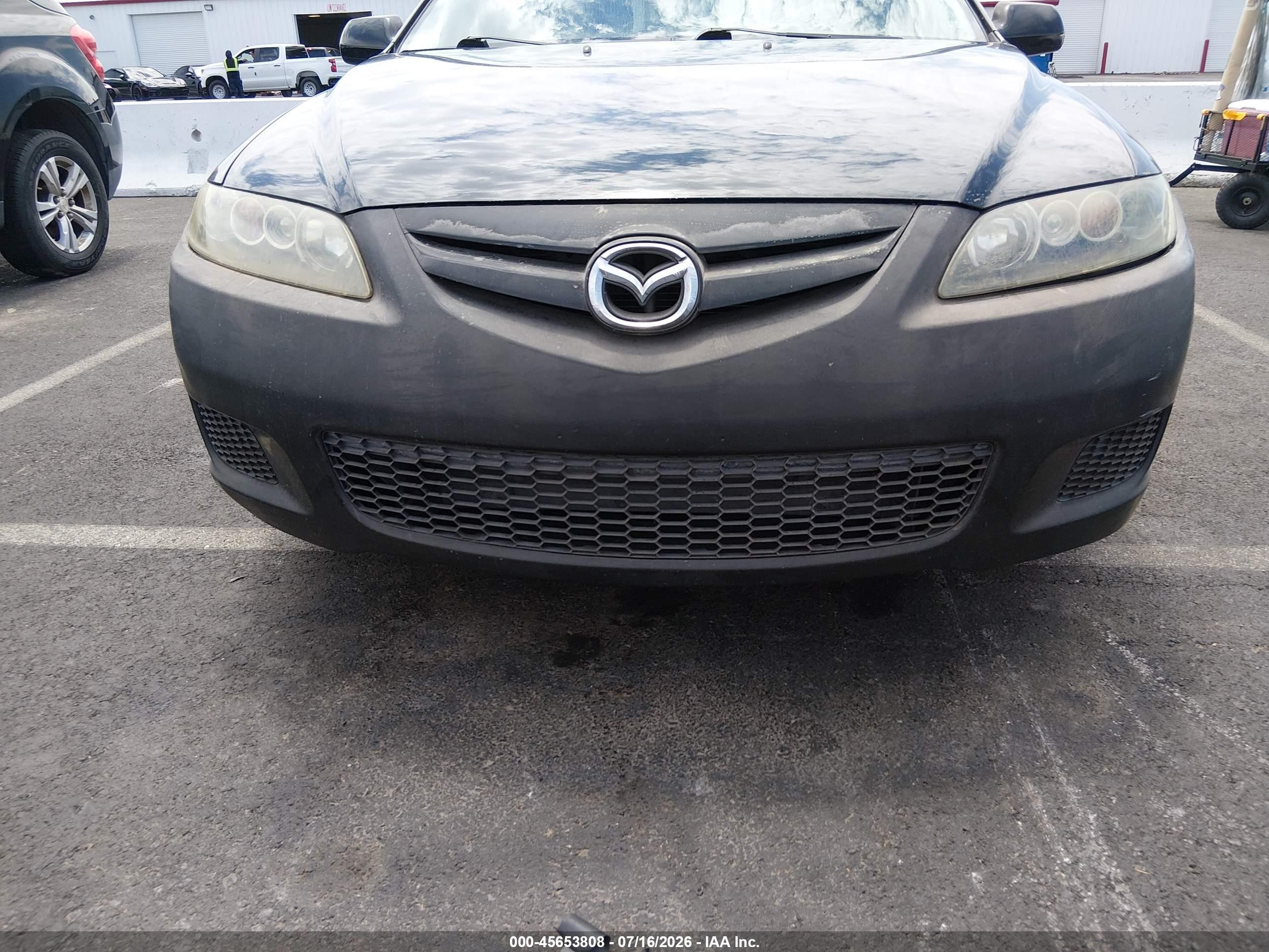2008 Mazda Mazda6 I Sport Ve Black vin: 1YVHP80C985M38533