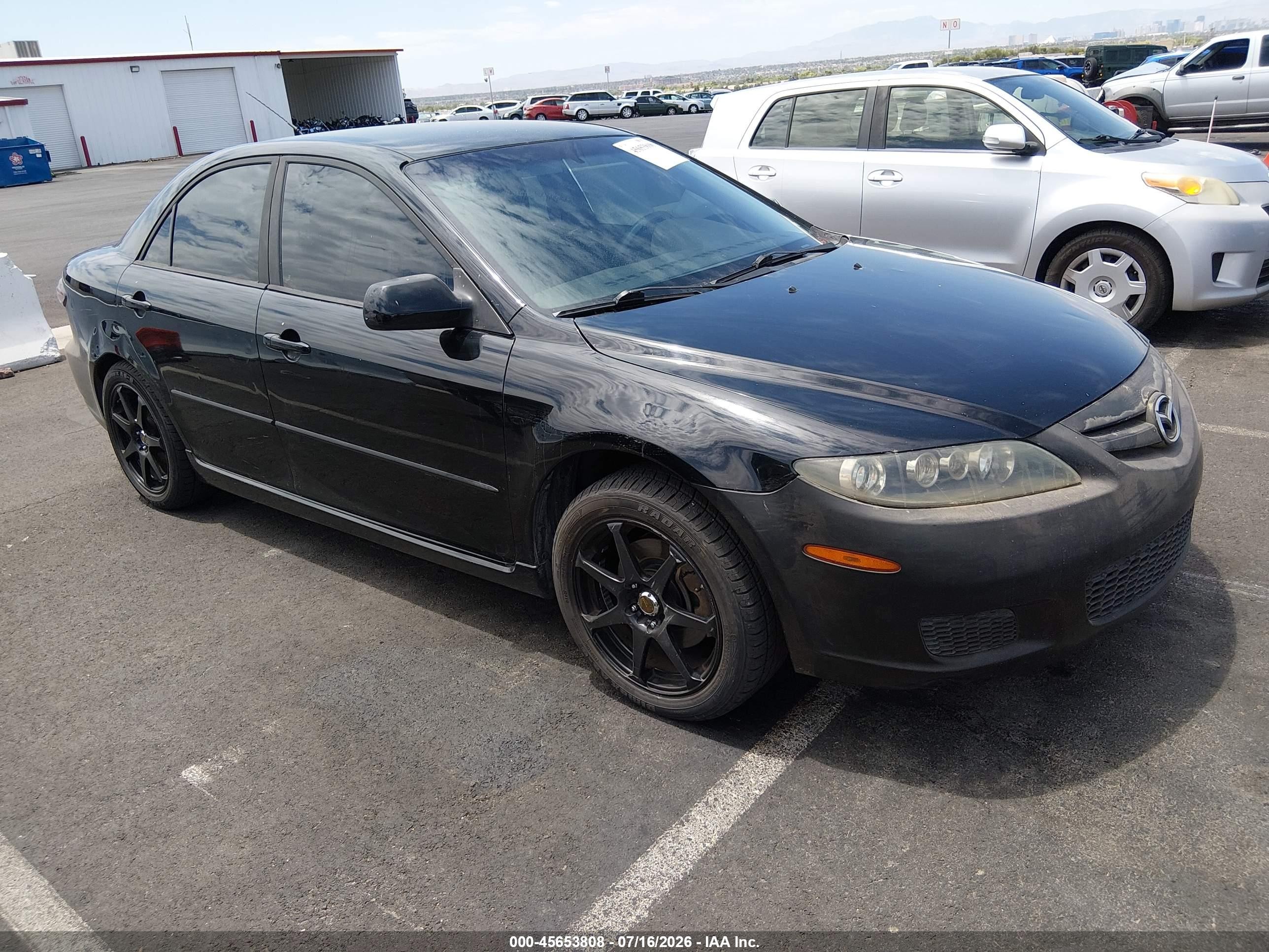 2008 Mazda Mazda6 I Sport Ve Black vin: 1YVHP80C985M38533