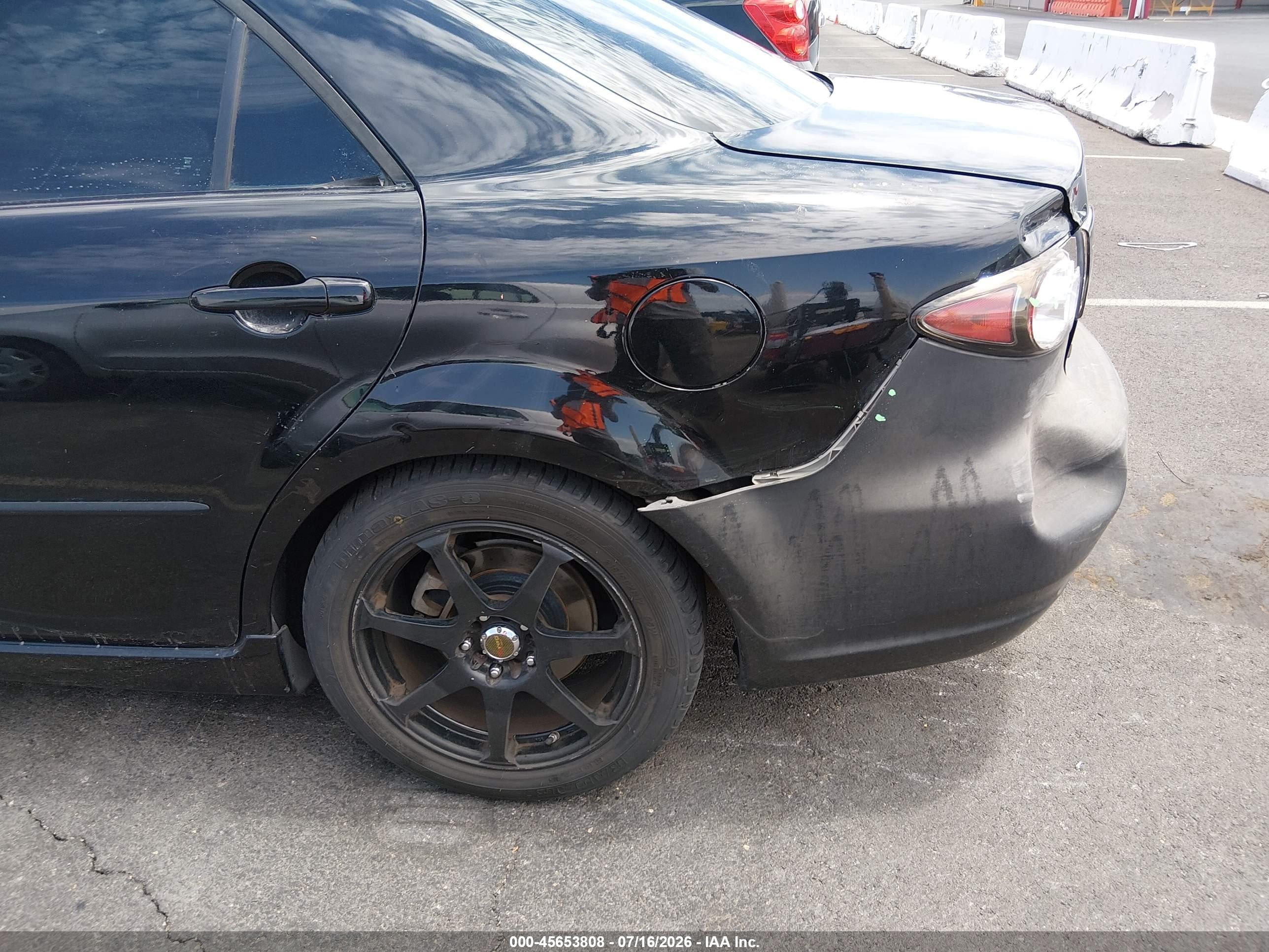 2008 Mazda Mazda6 I Sport Ve Black vin: 1YVHP80C985M38533