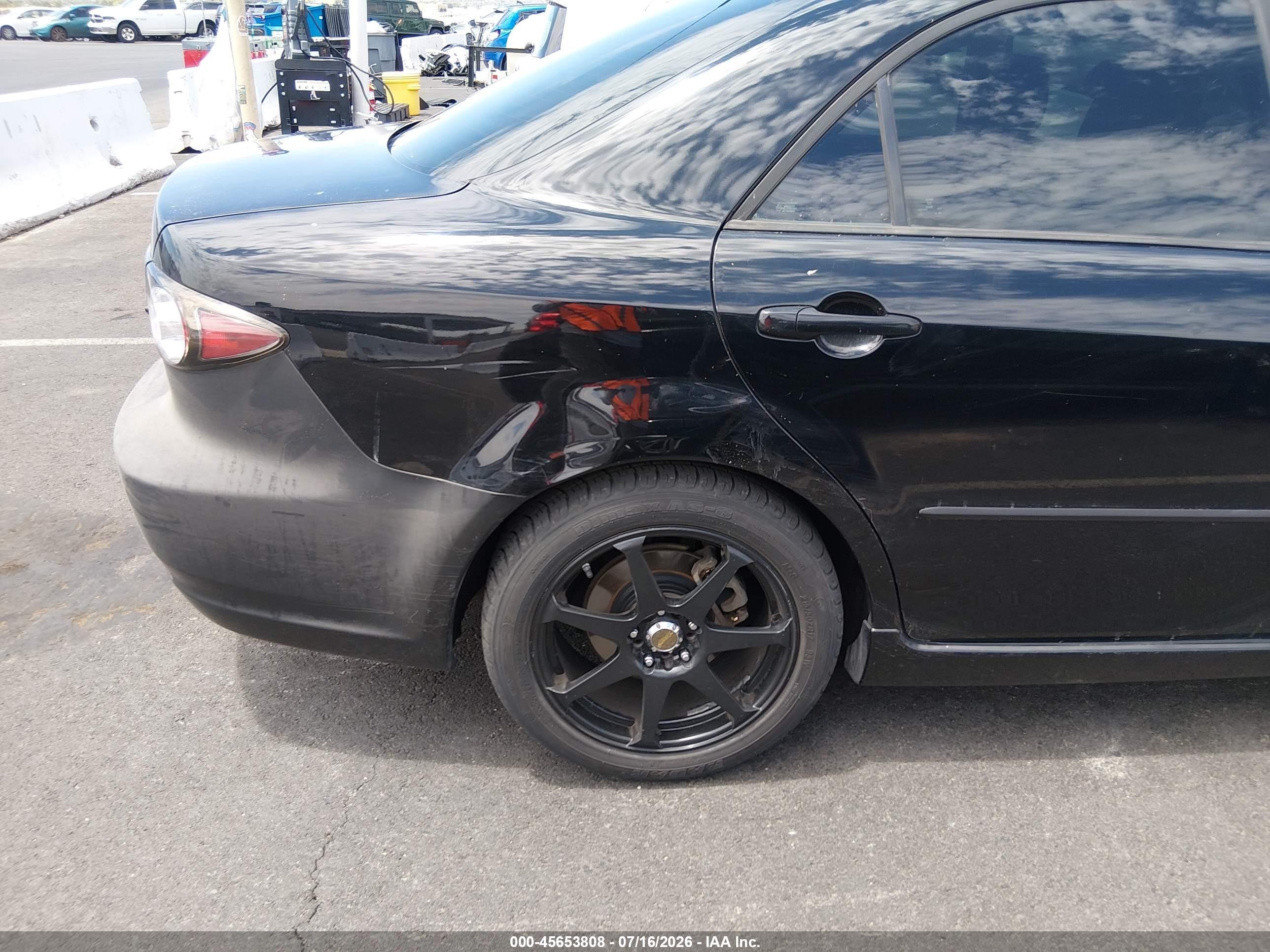 2008 Mazda Mazda6 I Sport Ve Black vin: 1YVHP80C985M38533
