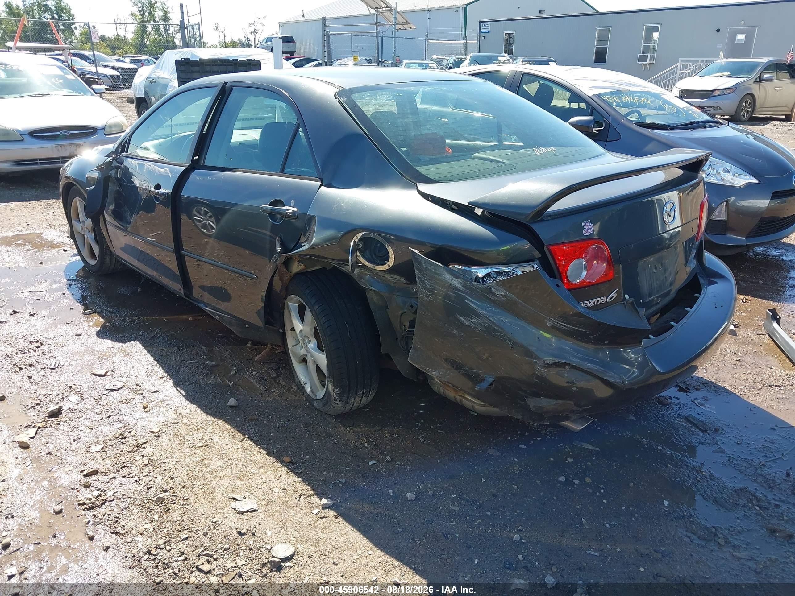 2003 Mazda Mazda6 I Gray vin: 1YVHP80CX35M19157