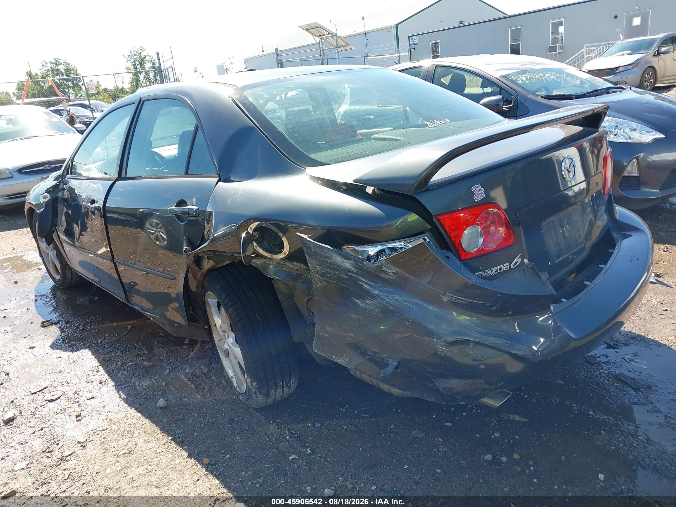 2003 Mazda Mazda6 I Gray vin: 1YVHP80CX35M19157
