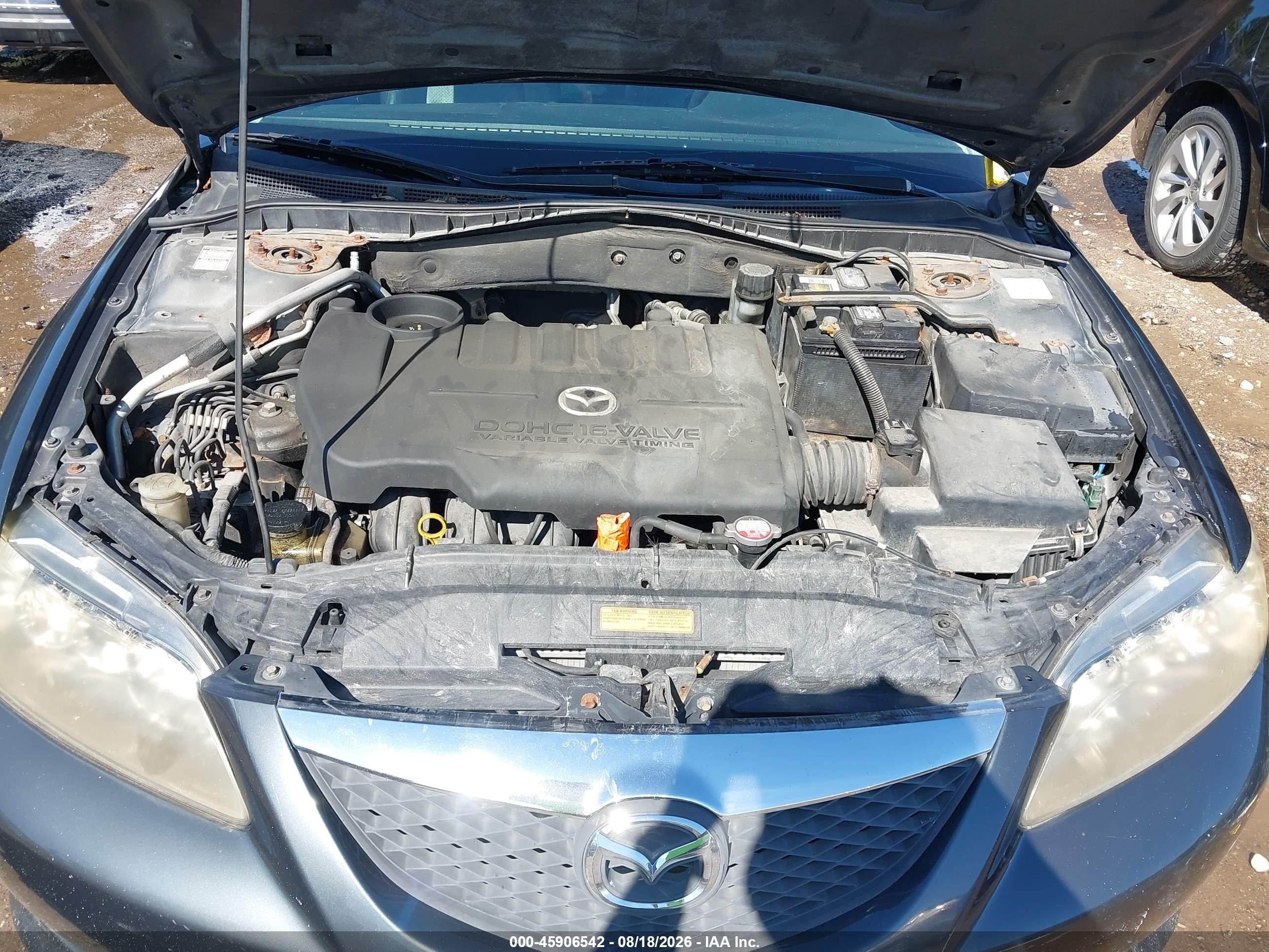 2003 Mazda Mazda6 I Gray vin: 1YVHP80CX35M19157