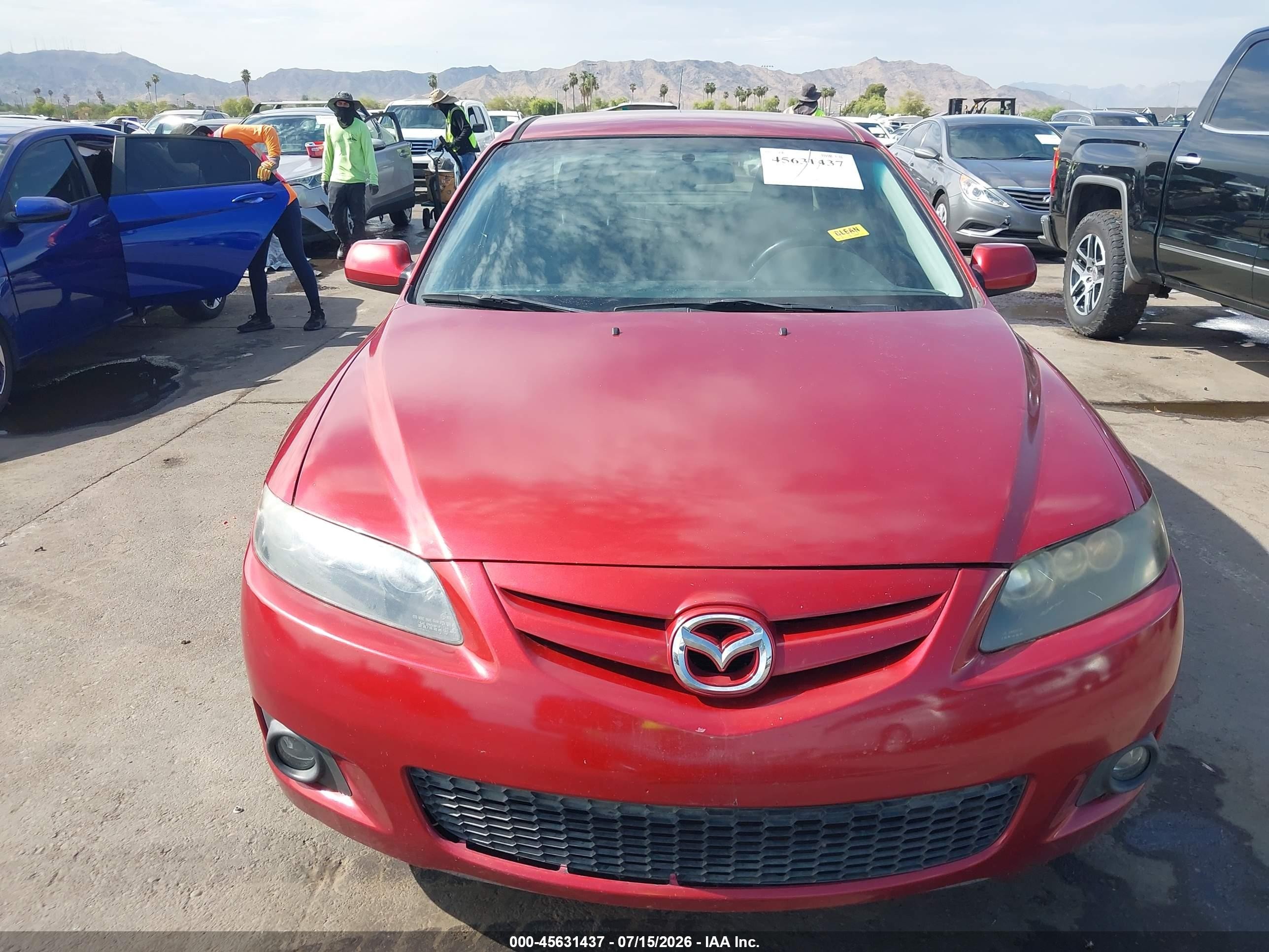 2006 Mazda Mazda6 Sport I Red vin: 1YVHP80CX65M29658