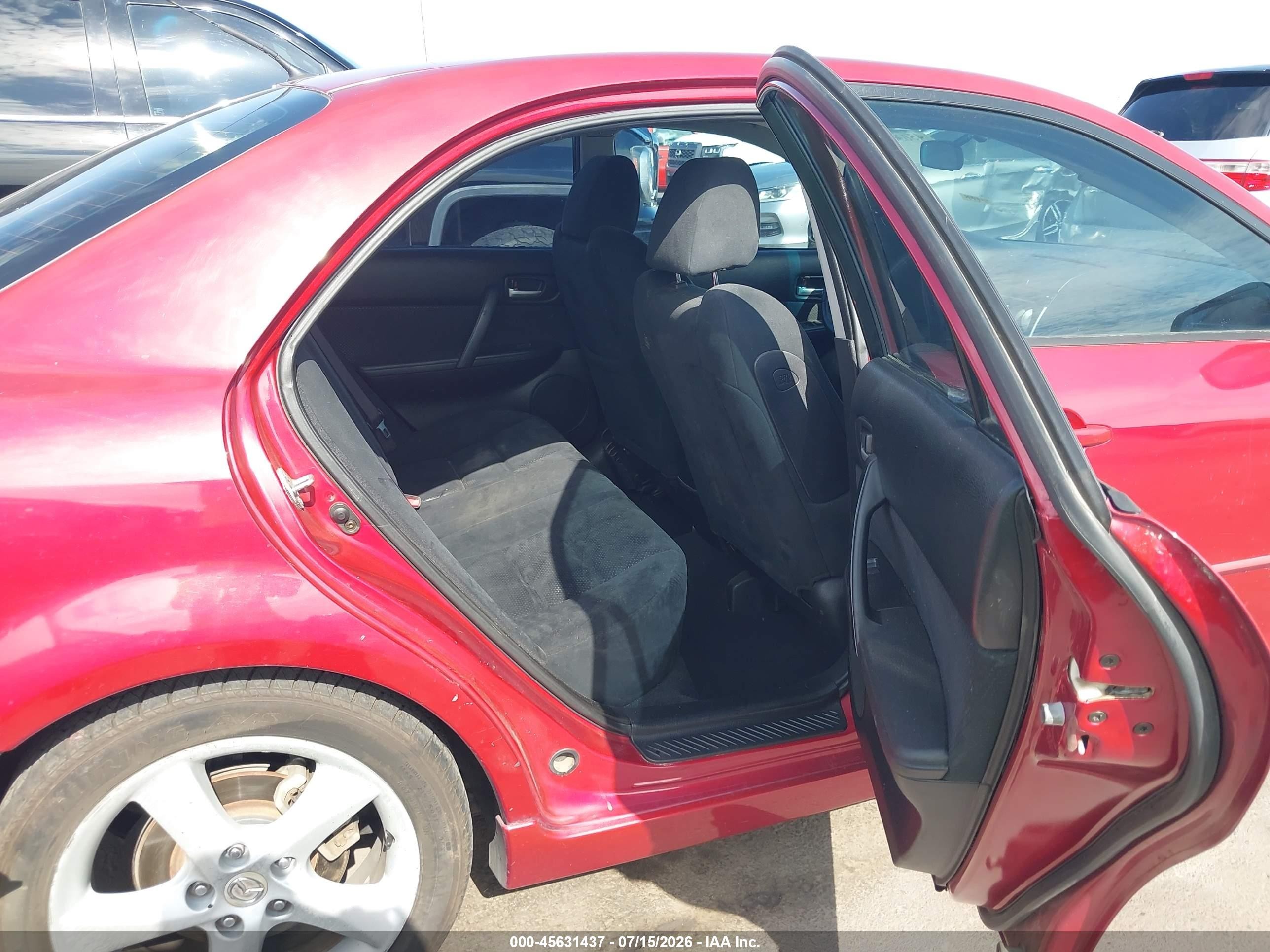 2006 Mazda Mazda6 Sport I Red vin: 1YVHP80CX65M29658