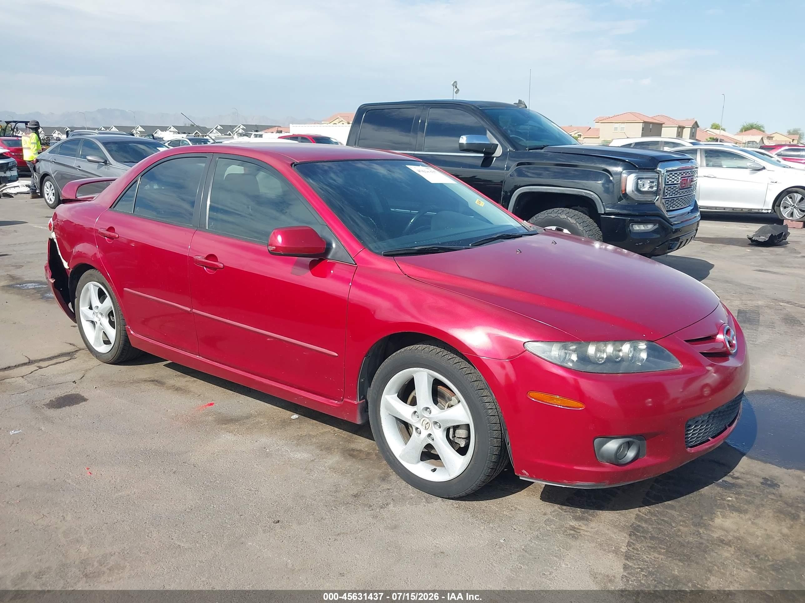 2006 Mazda Mazda6 Sport I Red vin: 1YVHP80CX65M29658