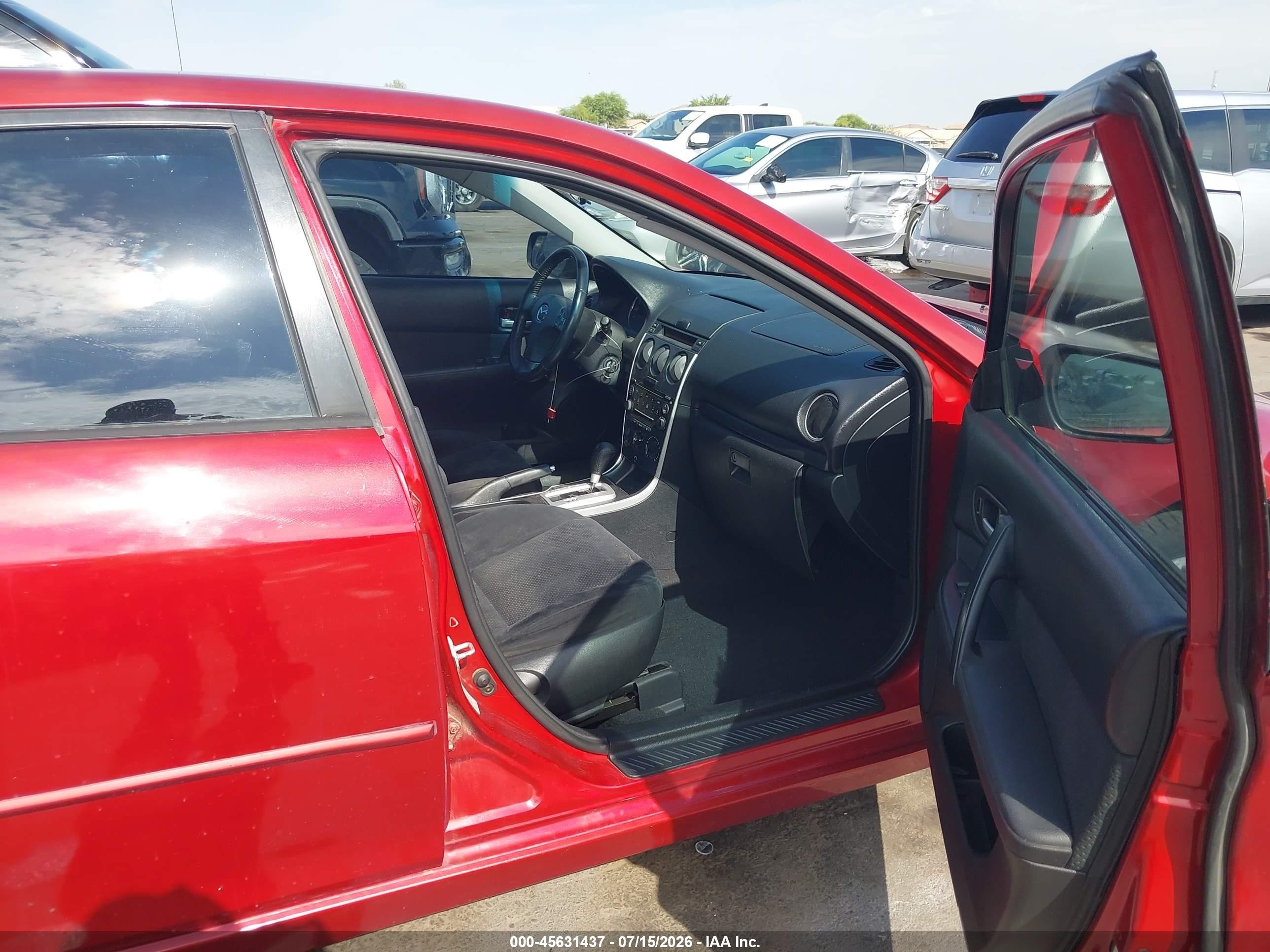 2006 Mazda Mazda6 Sport I Red vin: 1YVHP80CX65M29658