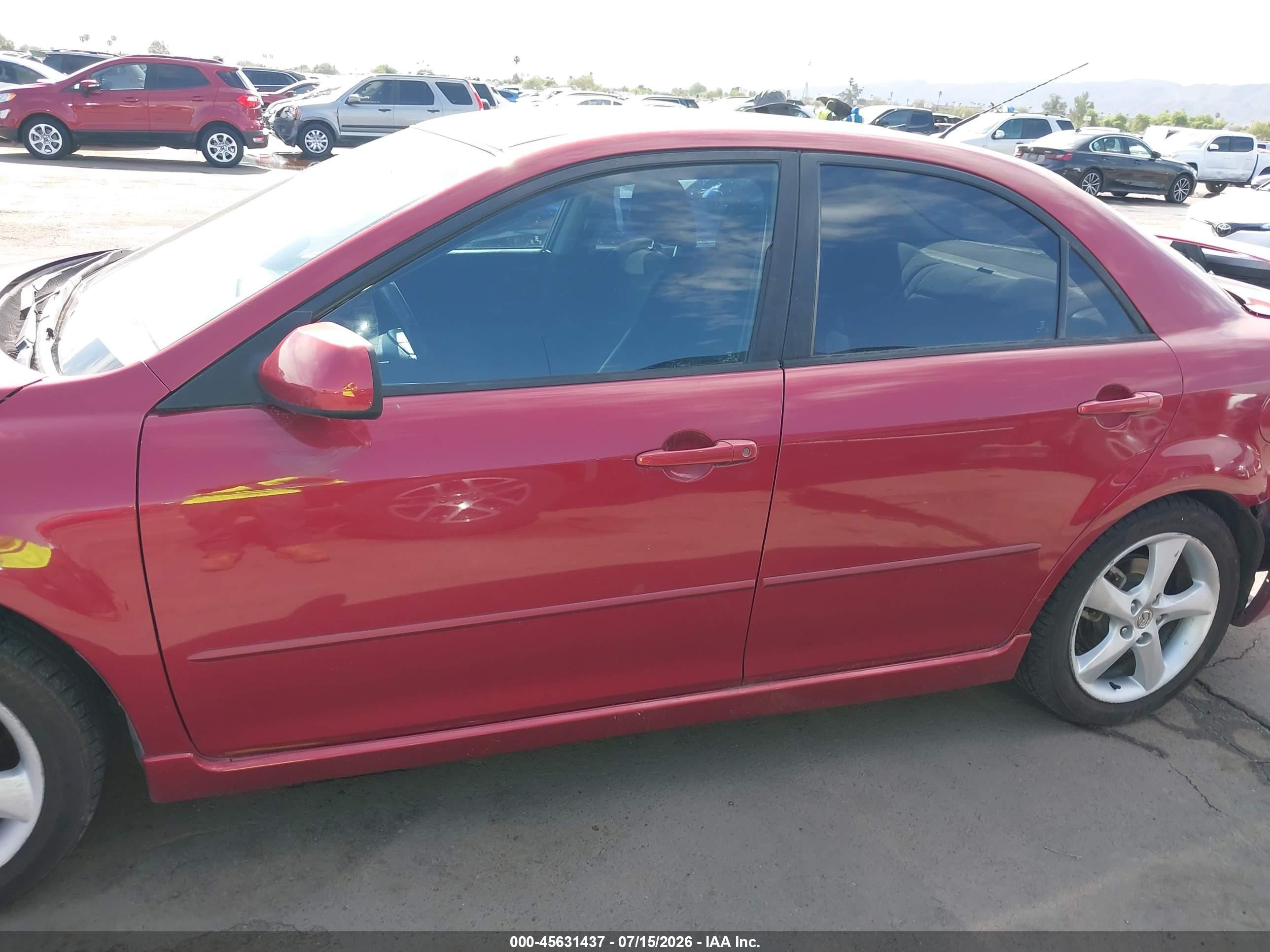 2006 Mazda Mazda6 Sport I Red vin: 1YVHP80CX65M29658