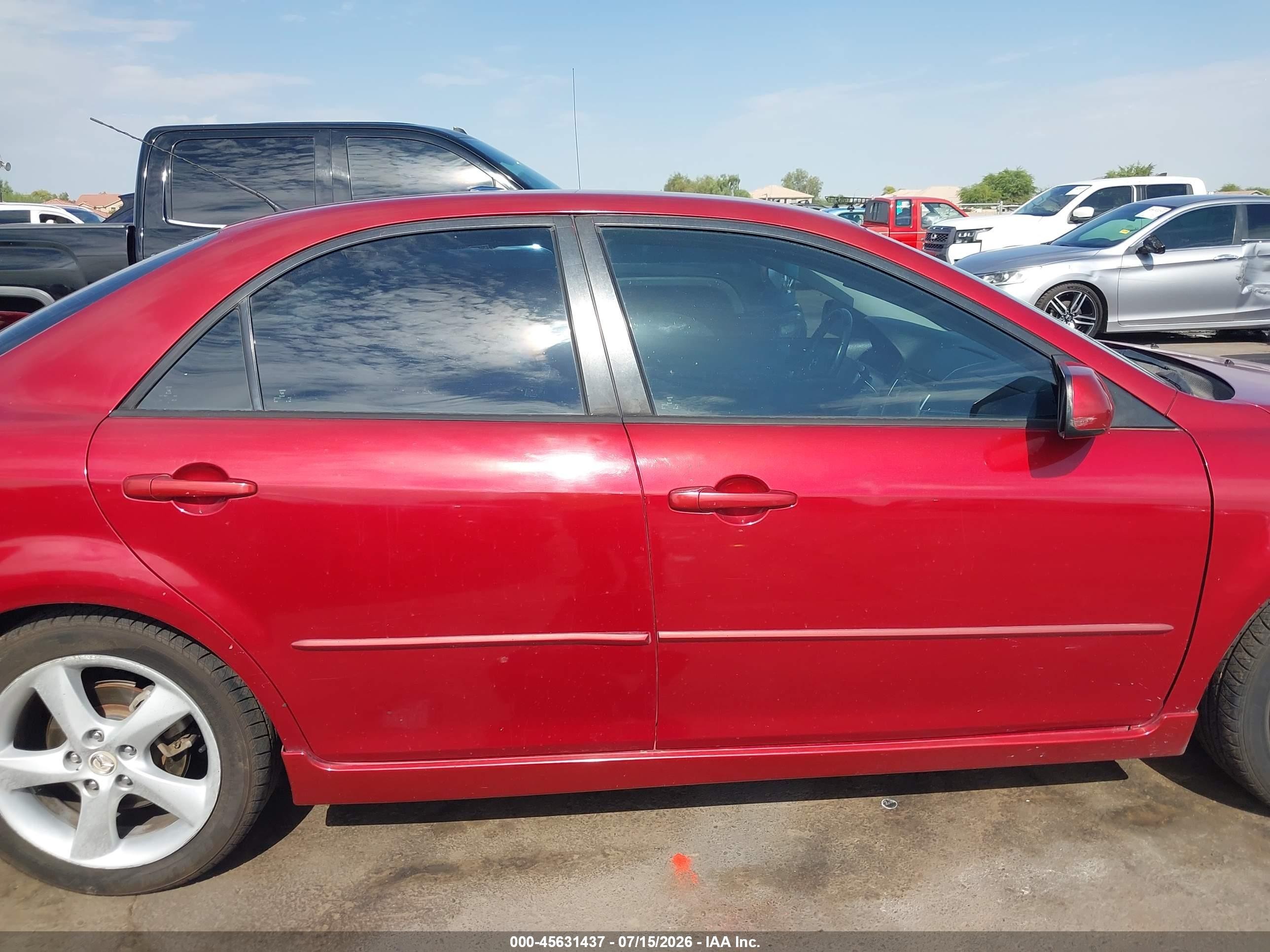 2006 Mazda Mazda6 Sport I Red vin: 1YVHP80CX65M29658