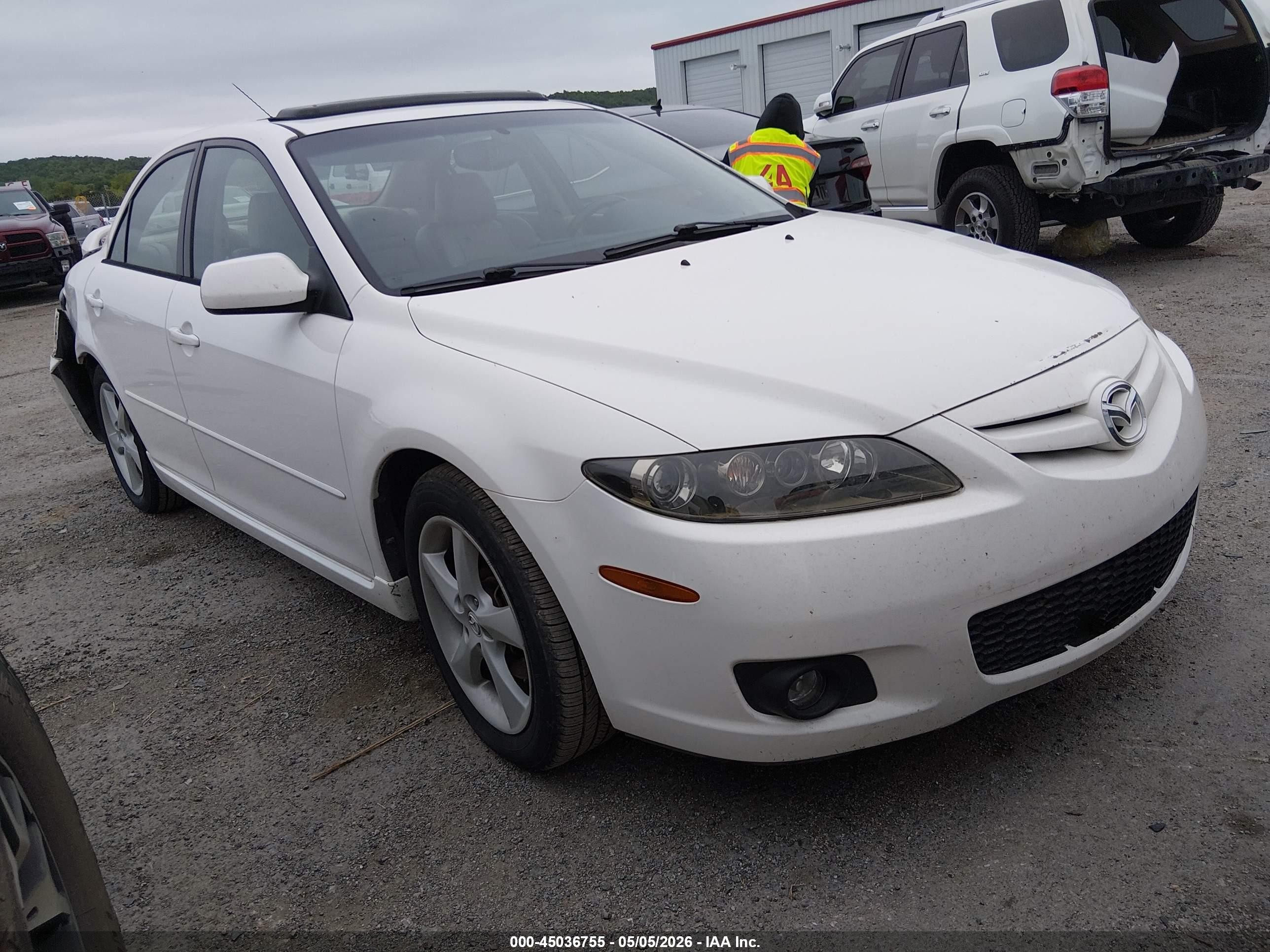 2006 Mazda Mazda6 I Grand Sport White vin: 1YVHP80CX65M40546