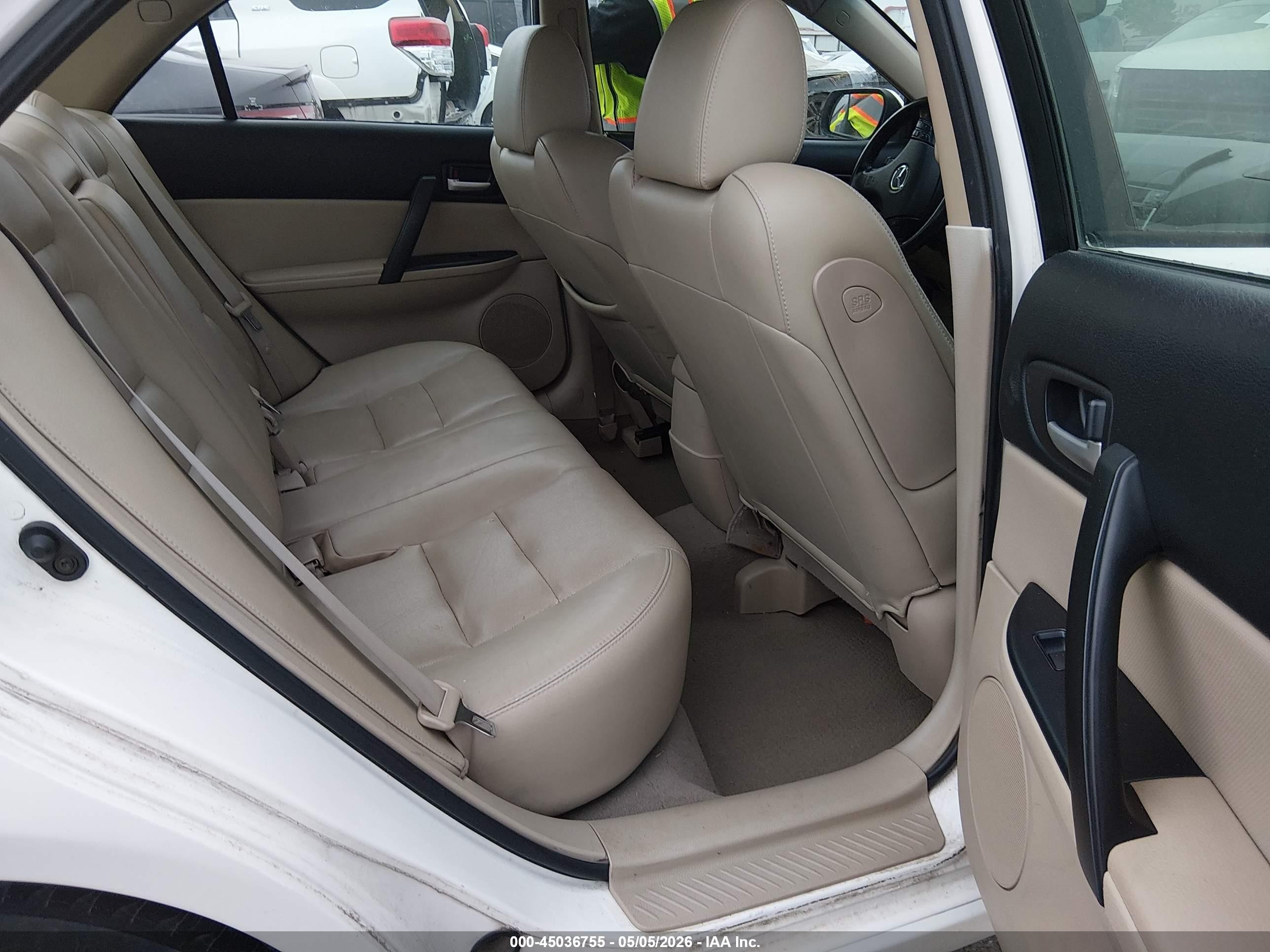 2006 Mazda Mazda6 I Grand Sport White vin: 1YVHP80CX65M40546