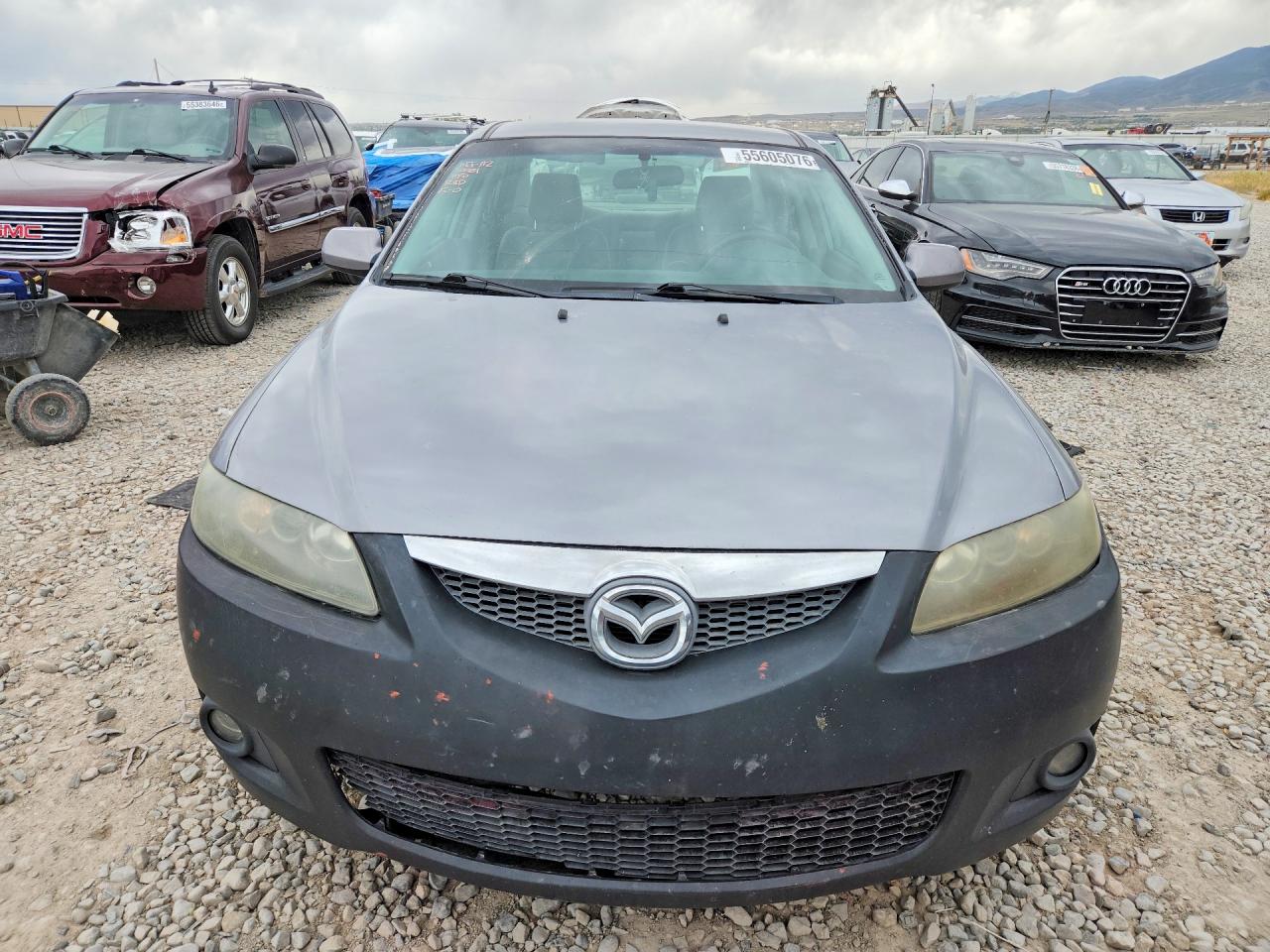 2007 Mazda 6 I Gray vin: 1YVHP80CX75M24378
