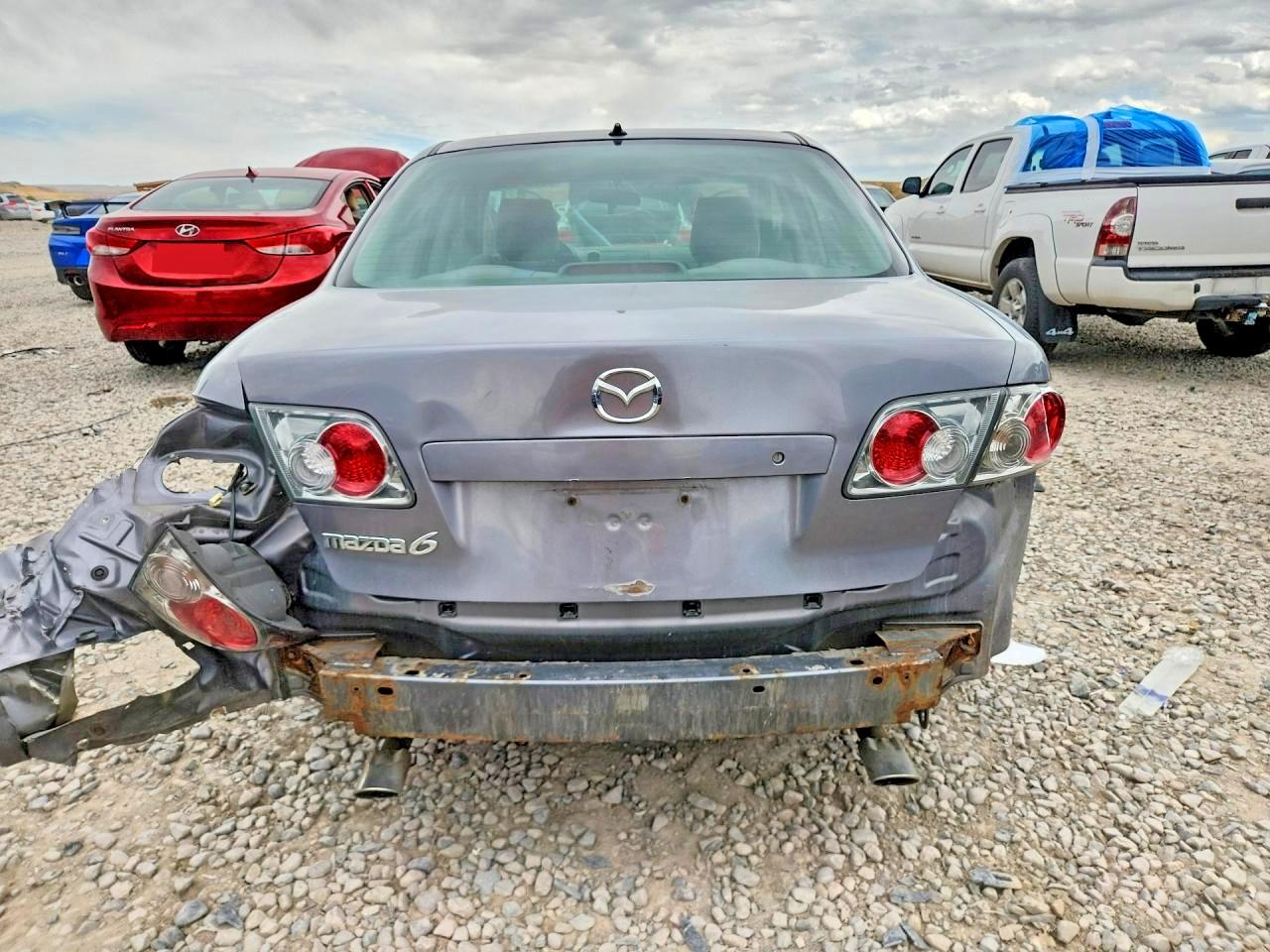 2007 Mazda 6 I Gray vin: 1YVHP80CX75M24378